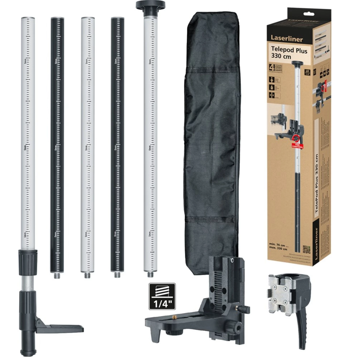 Laserliner Telepod Plus Laser statief - verstelbaar - 76-330cm-image