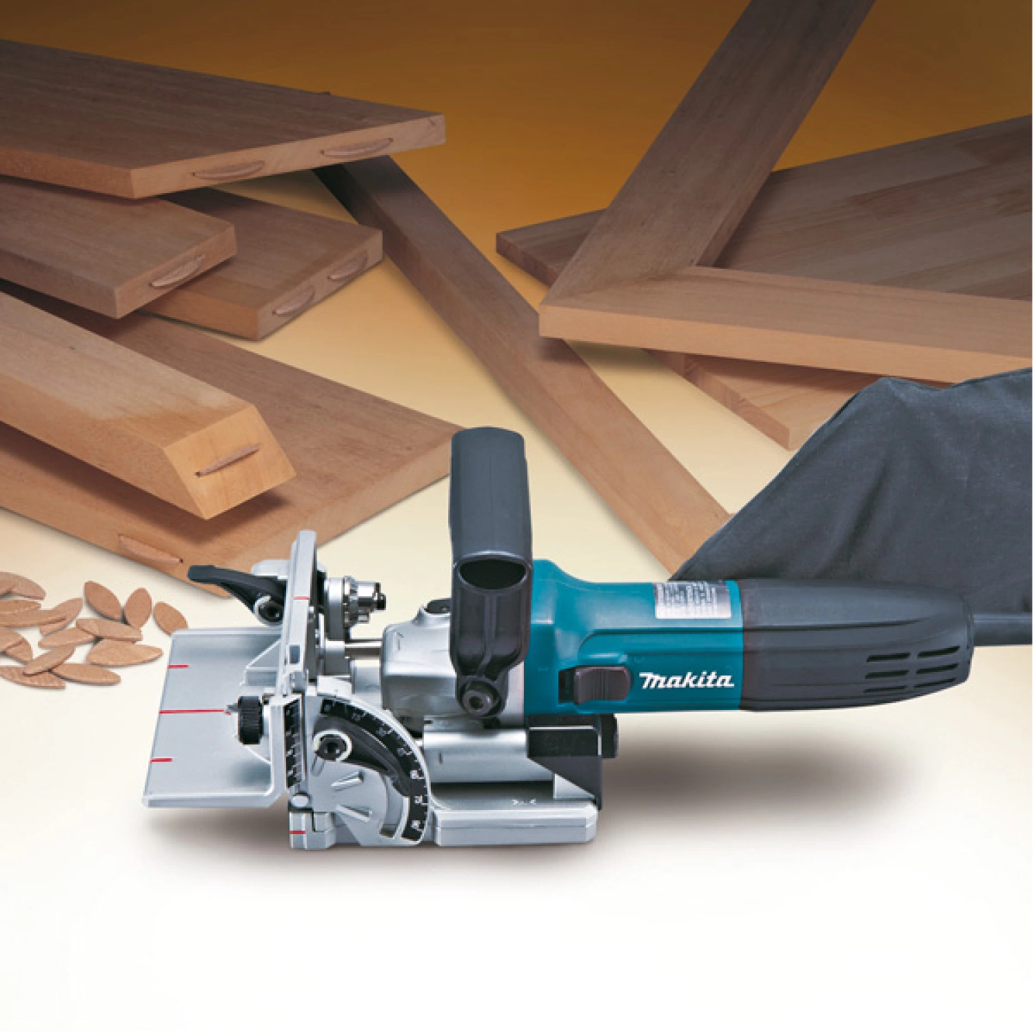 Makita PJ7000J - Lamelleuse dans coffret - 701 W - 100 mm-image