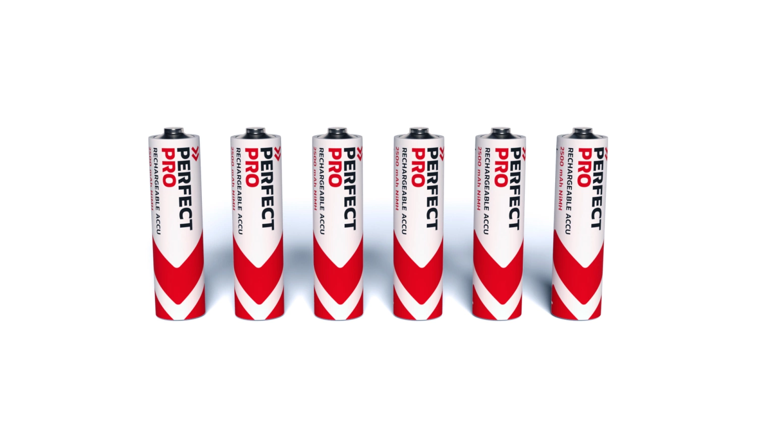 PerfectPro B-AA6 Batterie NiMH 2500 mAh, 6 pièces AA