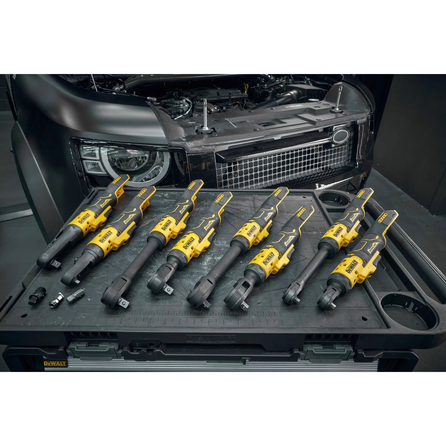 DeWALT DCF512EN-XJ Clé à cliquet coudée sans fil 18 V XR 1/2" à long col-image