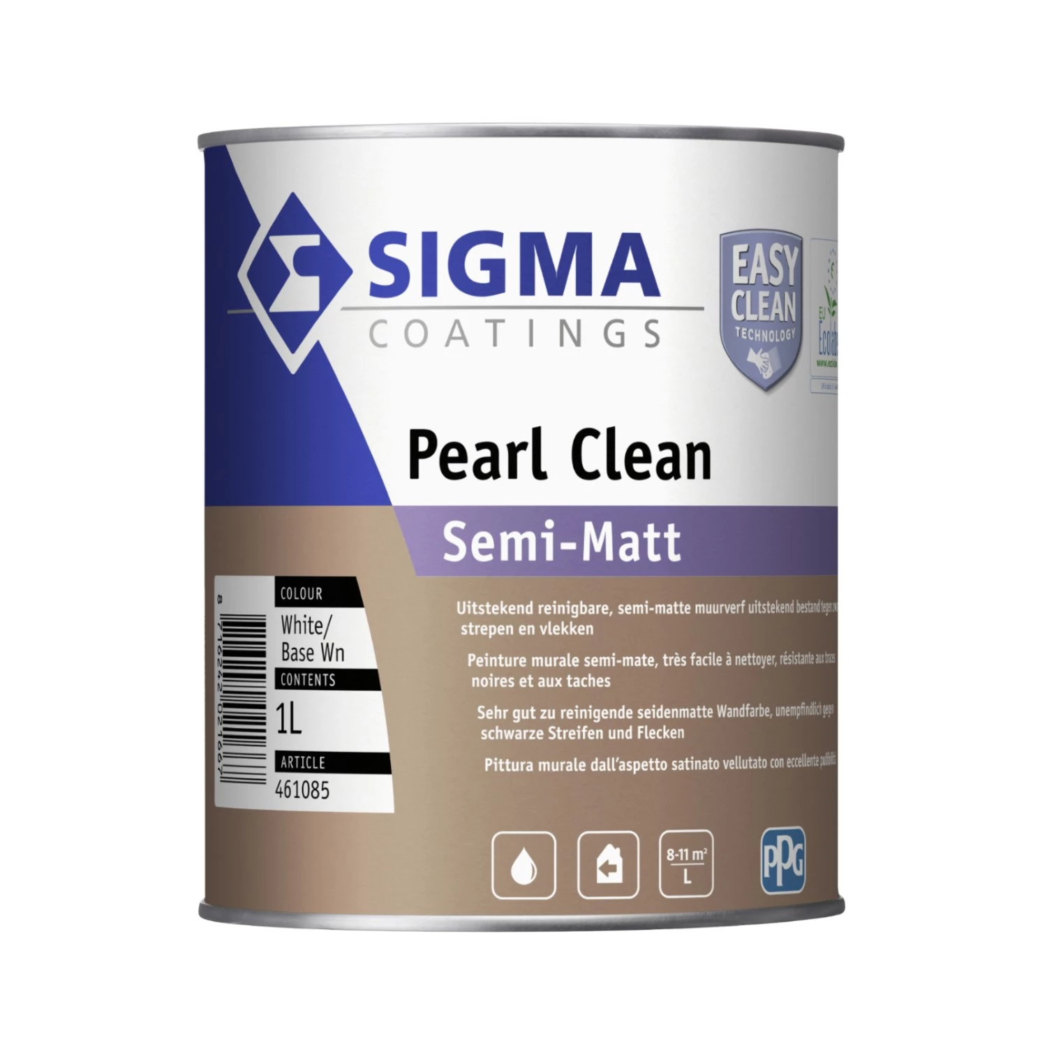 Sigma Pearl Clean Semi-Matt - op kleur gemengd - 1L-image