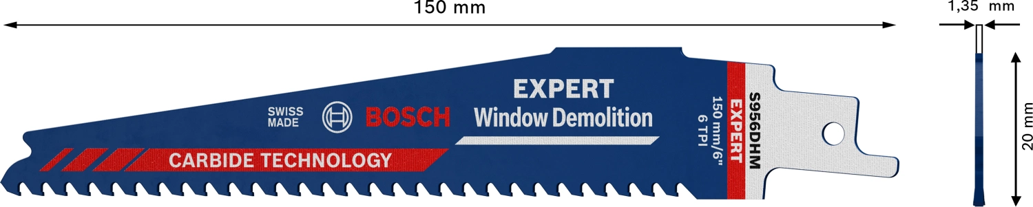 Bosch 2608900386 EXPERT Reciprozaagblad S956DHM 10st Window Demolition-image