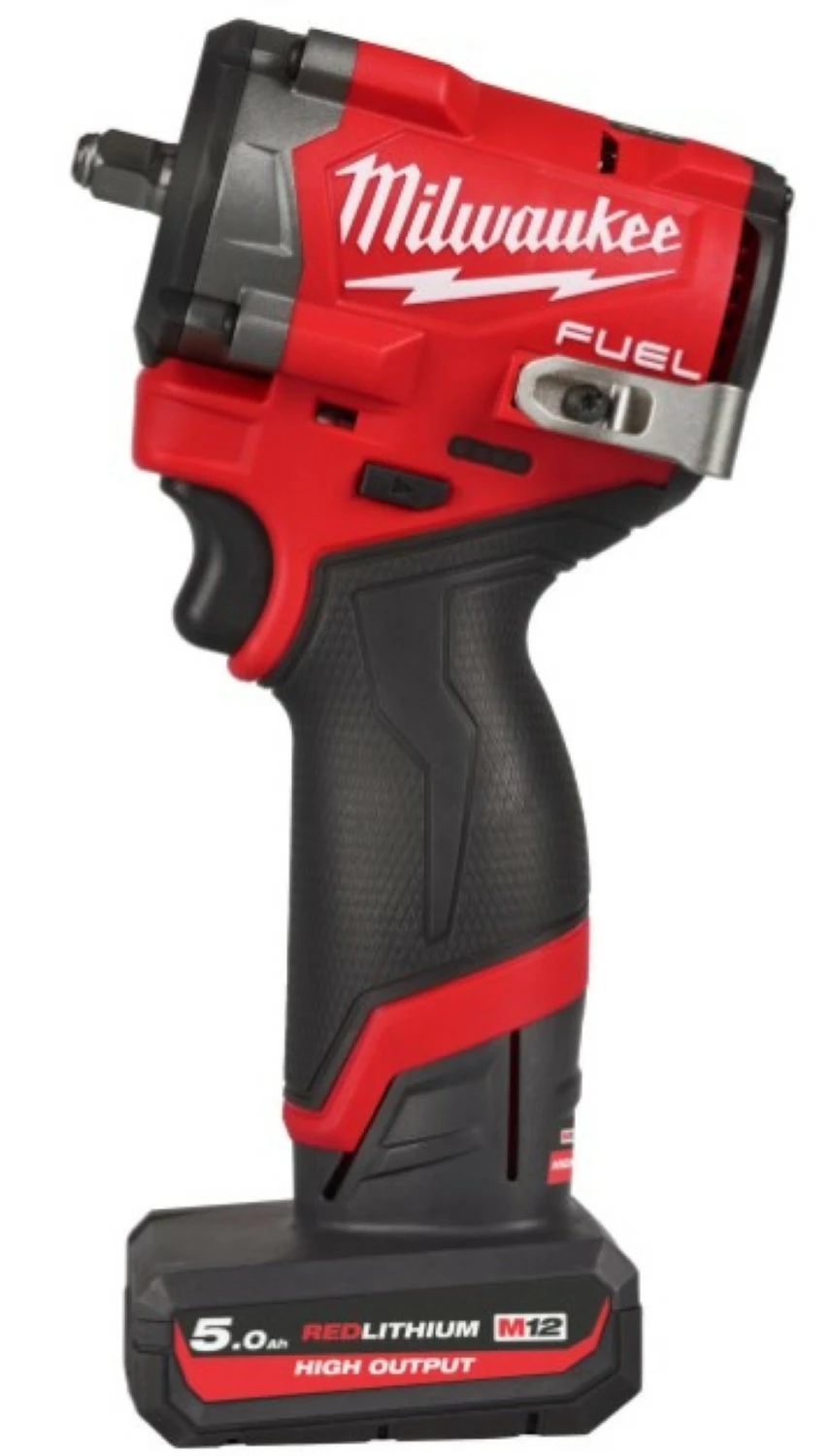 Milwaukee M12 FCIWF38G3-502X 12V Li-ion Clé à chocs sans fil (1x batterie 2.0Ah) en boîte HD - 745Nm - 3/8 »-image