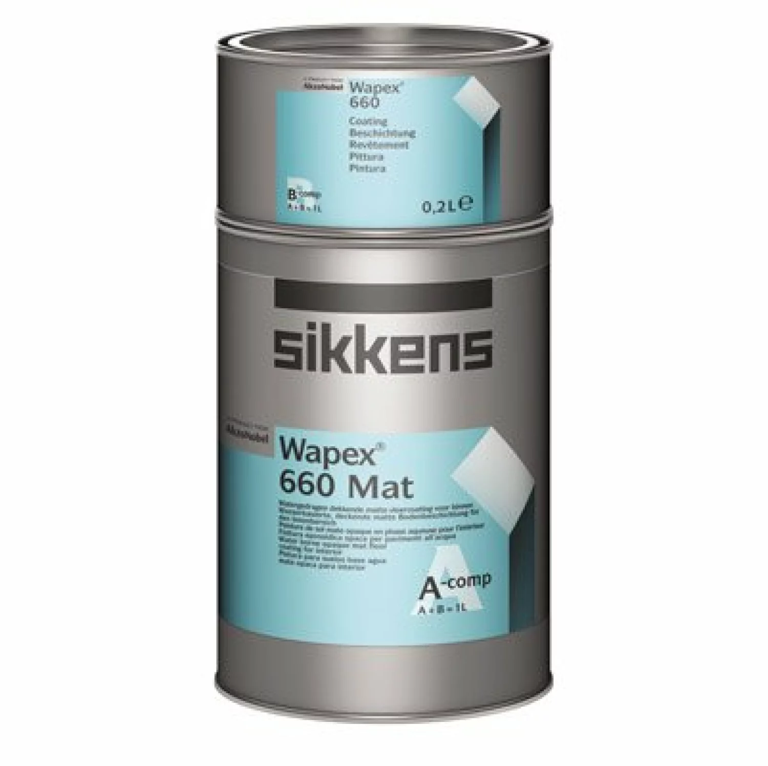 Sikkens Wapex 660 Mat Vloercoating - Op Kleur Gemengd - 1L-image