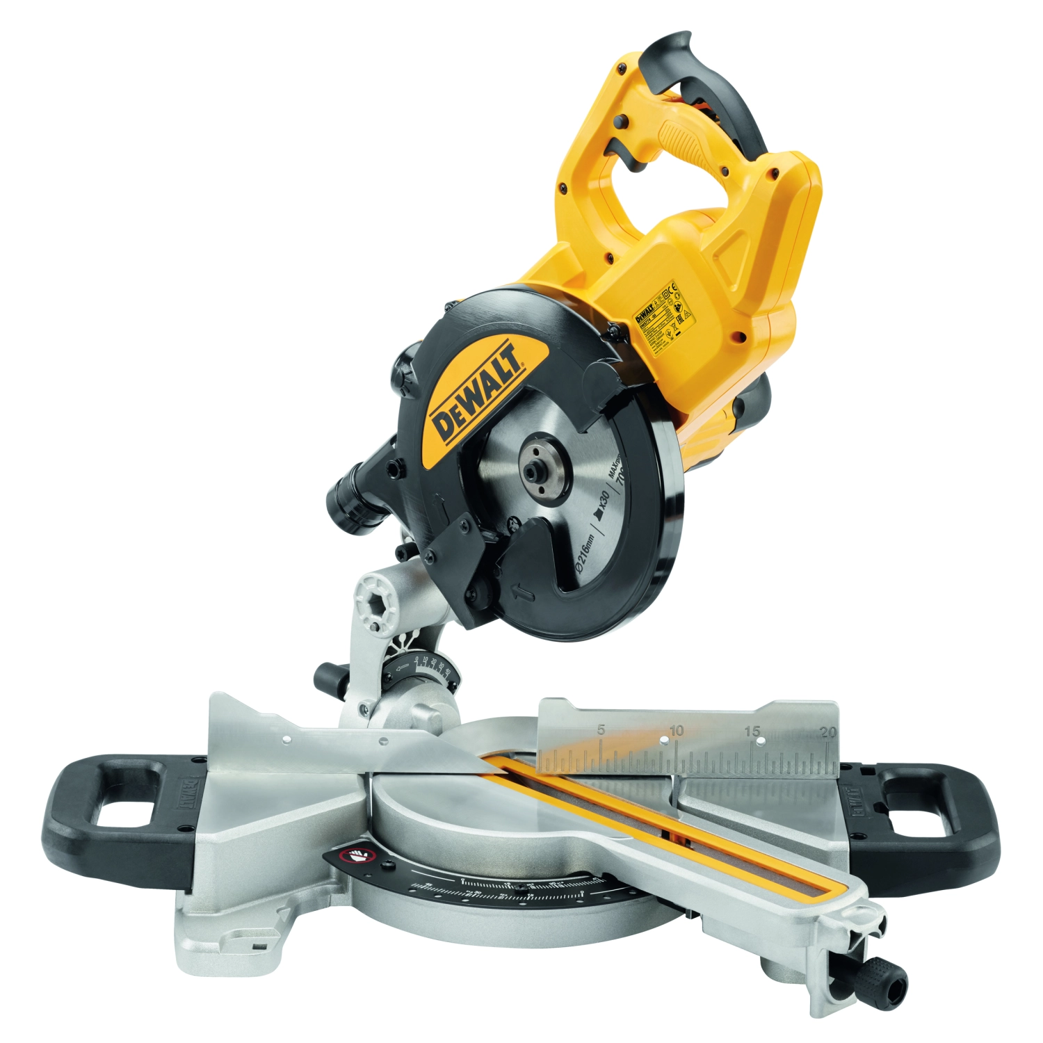 DeWALT DWS774 Afkortzaag met XPS zaaglijnindicator - 1400W - 216 x 30mm-image