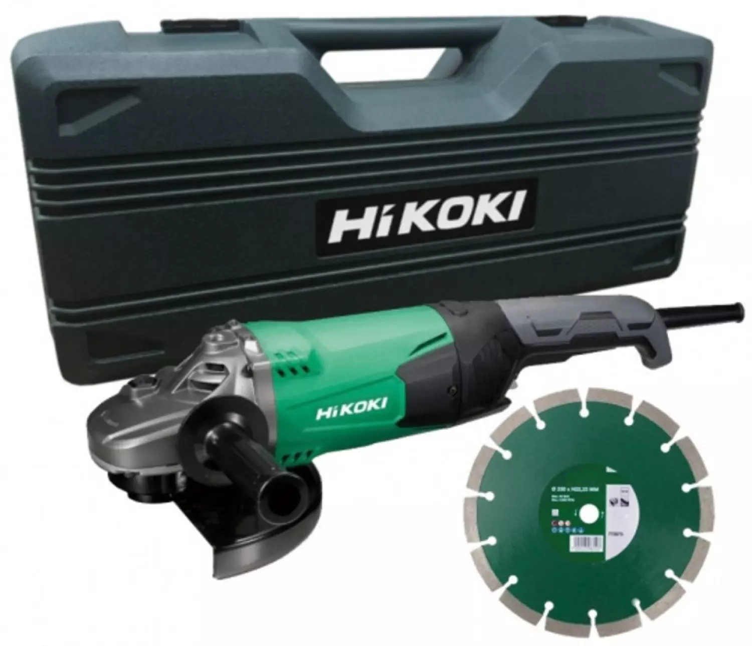 HiKOKI G23SW2WWZ Haakse slijper incl. diamantzaagblad in koffer - 2200W - 230mm-image