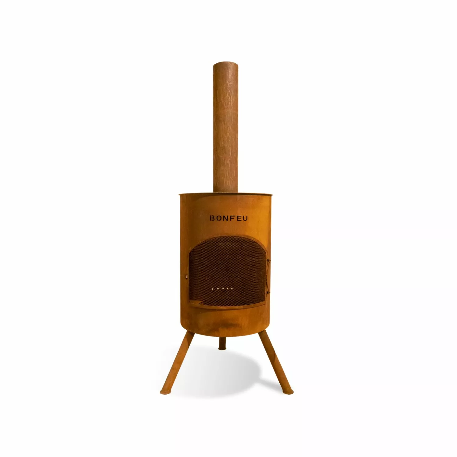 BonFeu 5002R Braséro cheminée de jardin BonTon 50 - Rouille - 172 cm - 50 cm-image