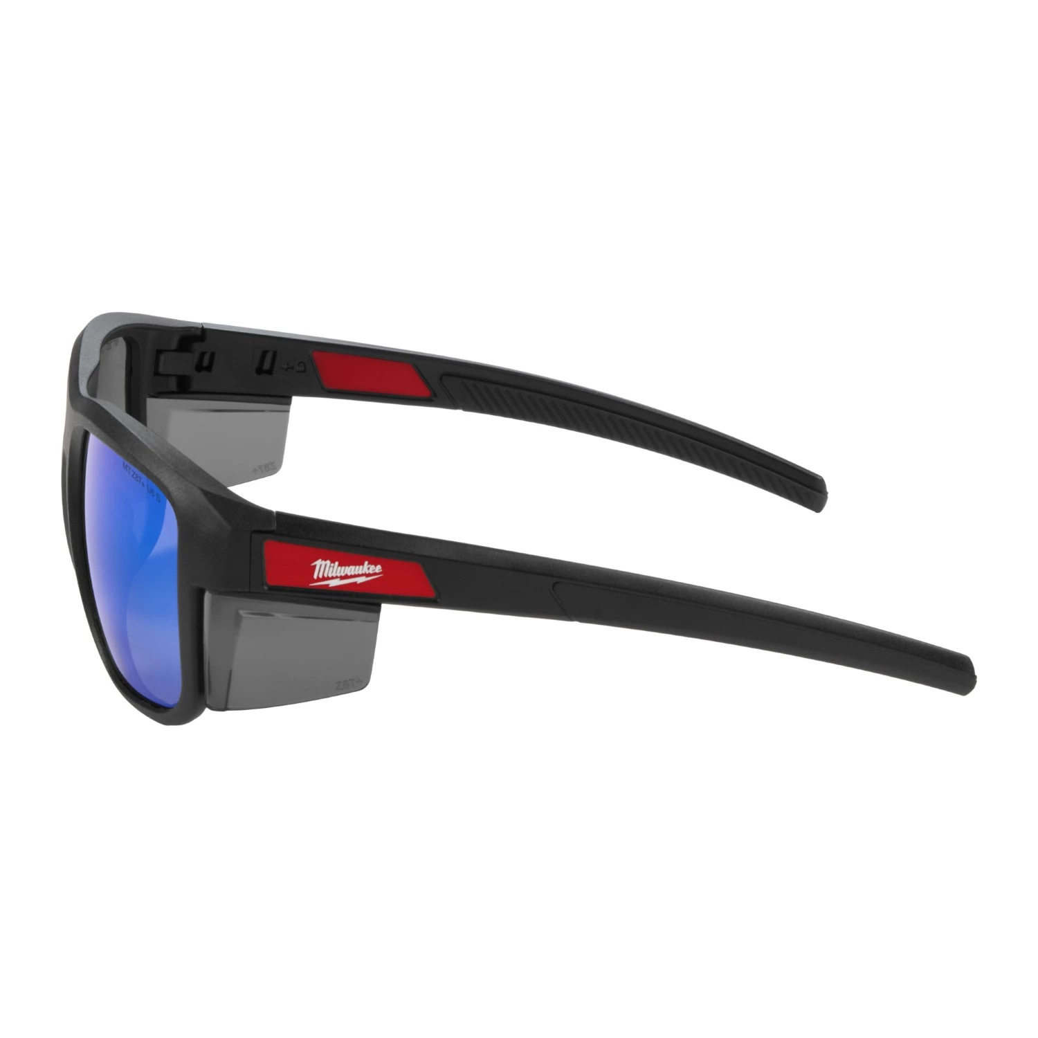 Milwaukee Lunettes de sécurité - avec monture - polarisées - bleu/vert-image