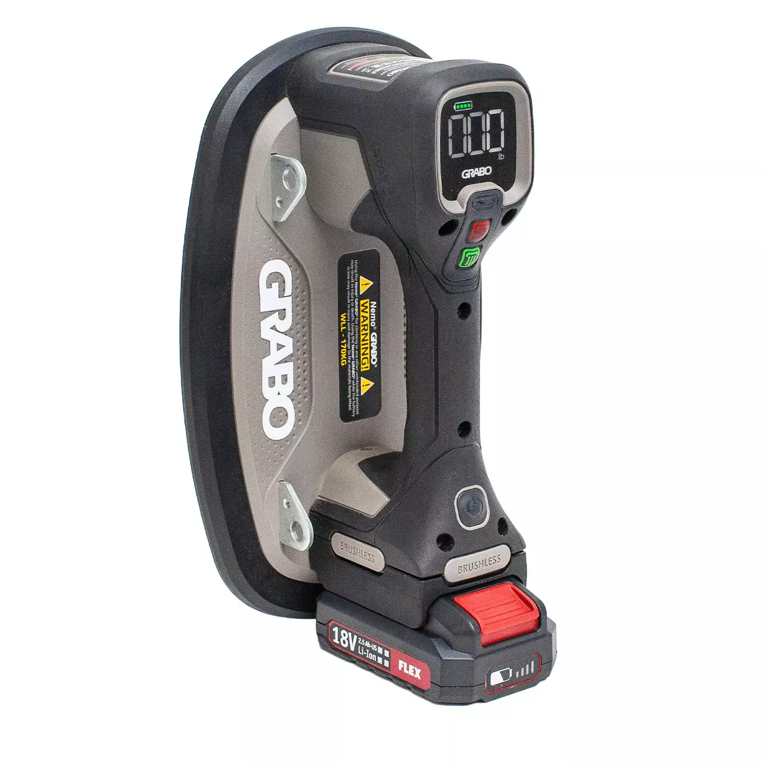 Grabo Pro Brushless Elektrische Vacuüm Tegeldrager Complete set in systainer - 120kg-image