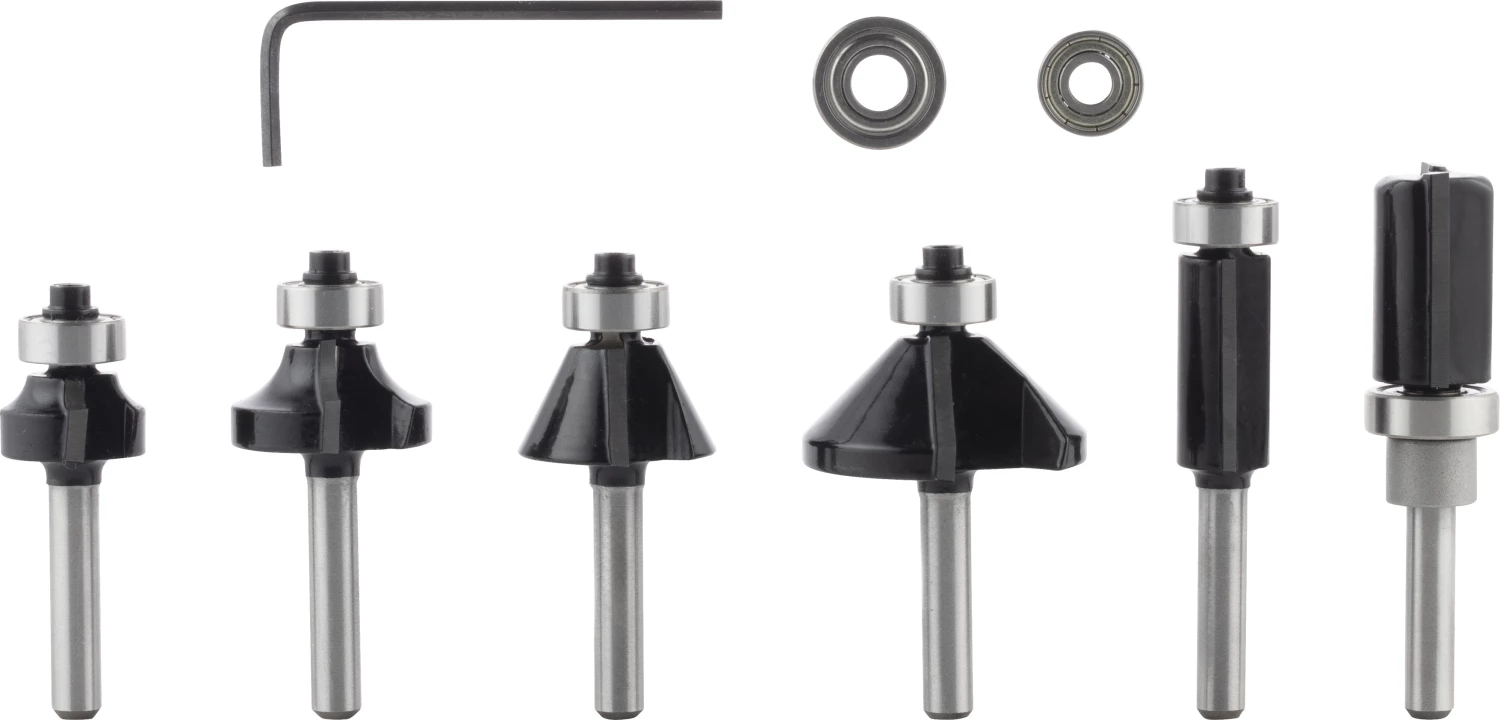 Bosch 2607017468 - Set 6 pièces fraises arrondir et profiler 6mm-image