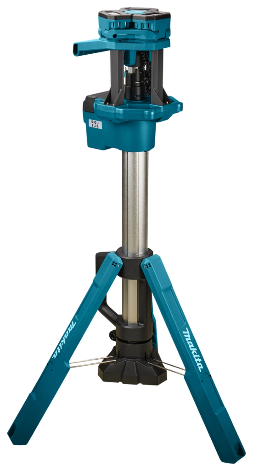 Makita NLADML814 Lampe de chantier sans-fil sur trépied - 14,4V-18V Li-ion - 3 spots - 100-220 cm - 3000 lumen-image