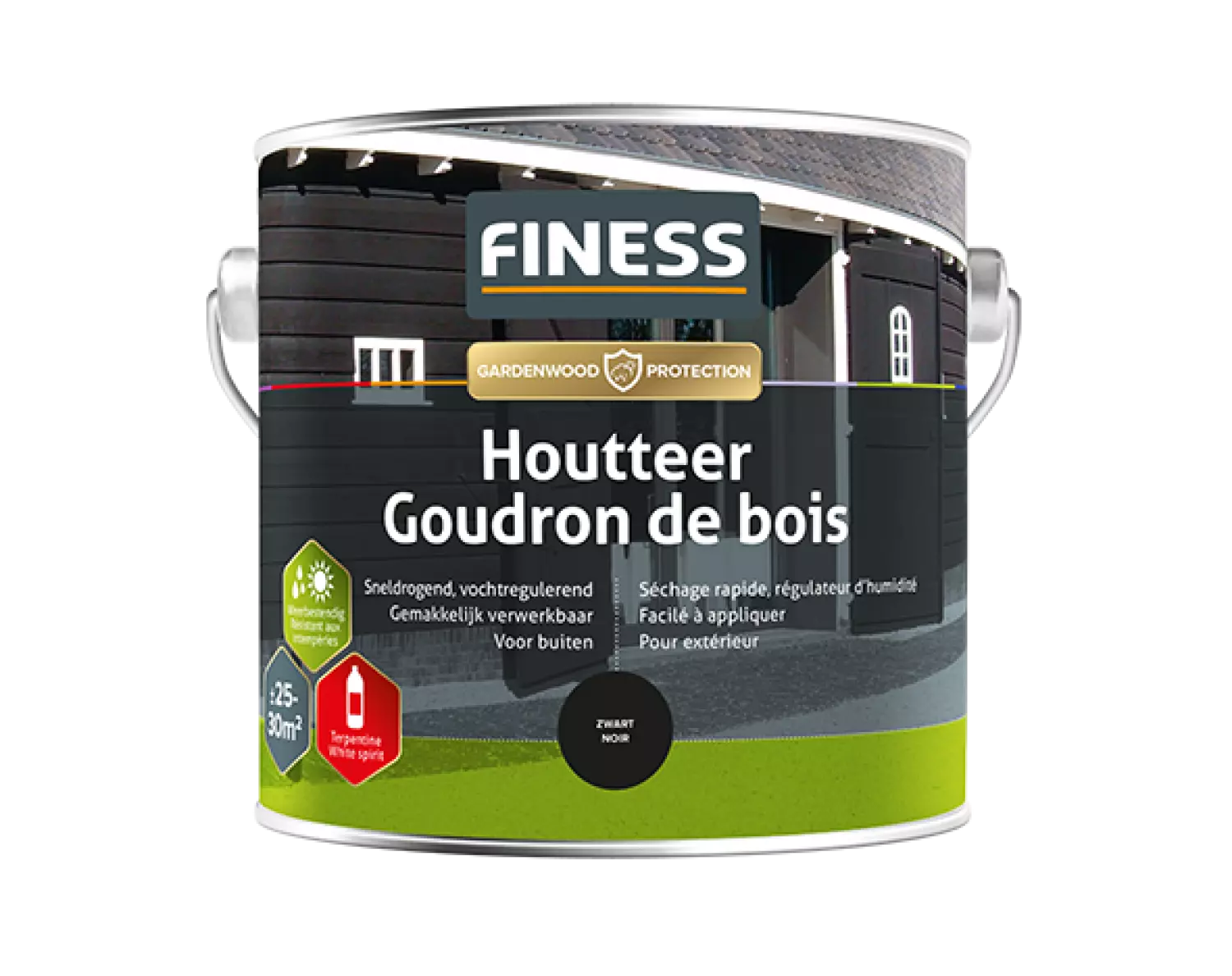 Finess Bois de goudron - Noir - 2.5L-image