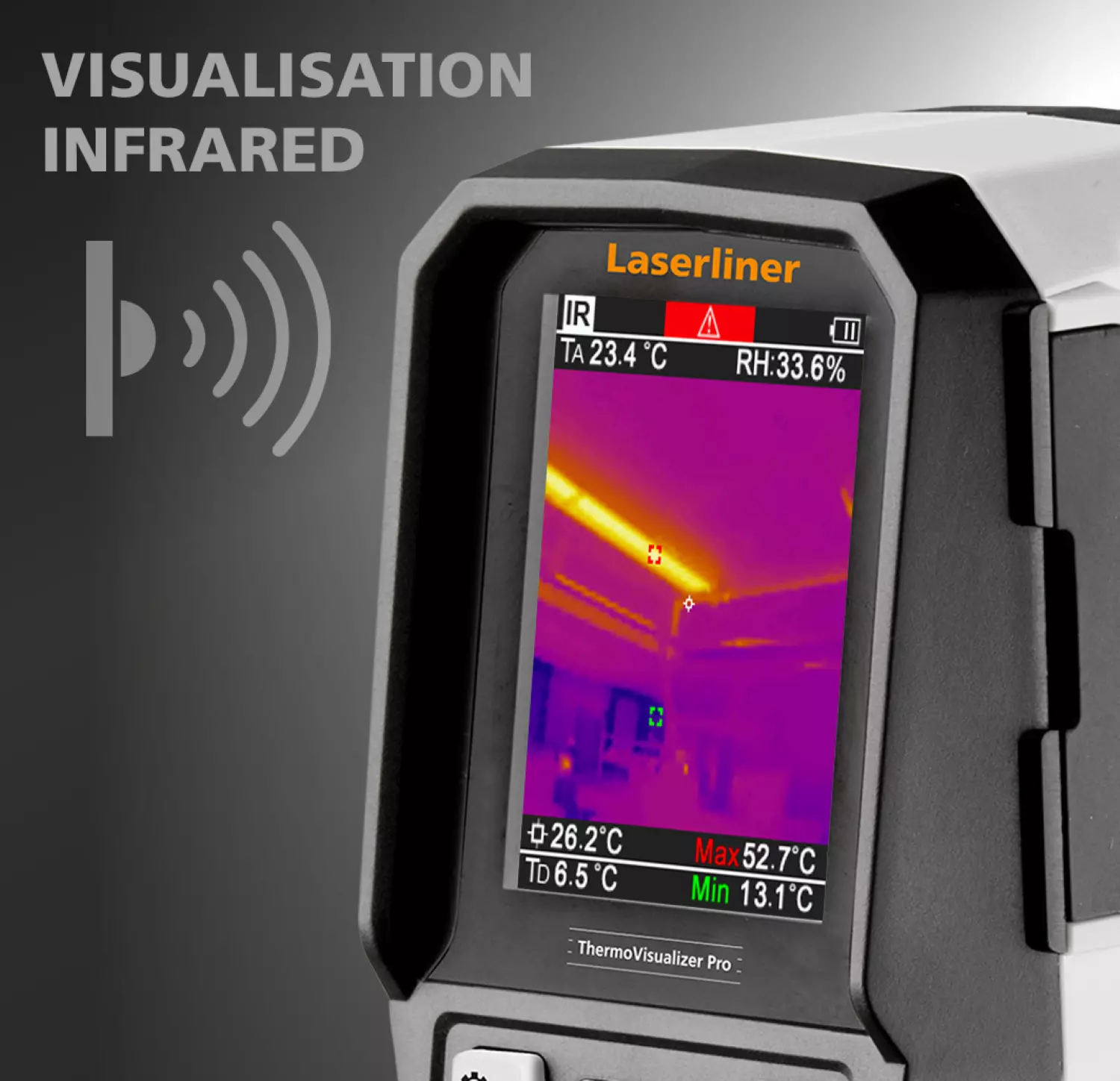Laserliner ThermiVisualizer Pro Caméra thermique -20 °C à 150 °C - 320 x 240 px - IP54-image