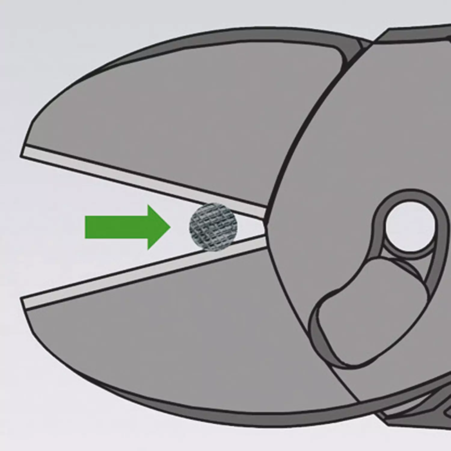 Knipex 73 71 180 - TwinForce® Pince coupante de côté haute performance-image