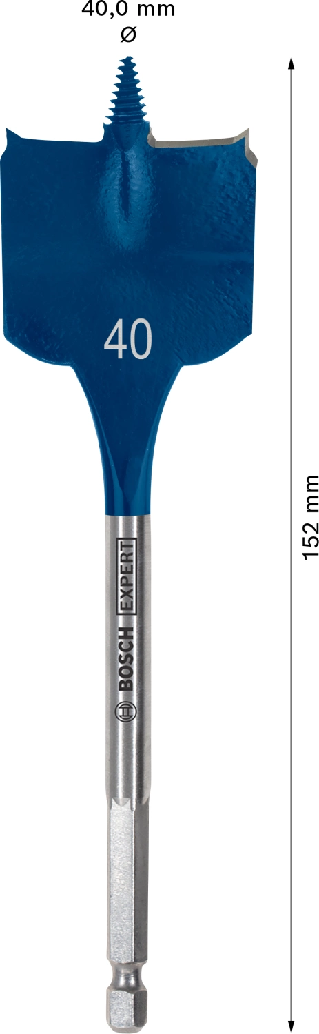 Bosch EXPERT 2608900330 - EXPERT Mèche plate Self Cut Speed, six pans 40 x 152 mm-image