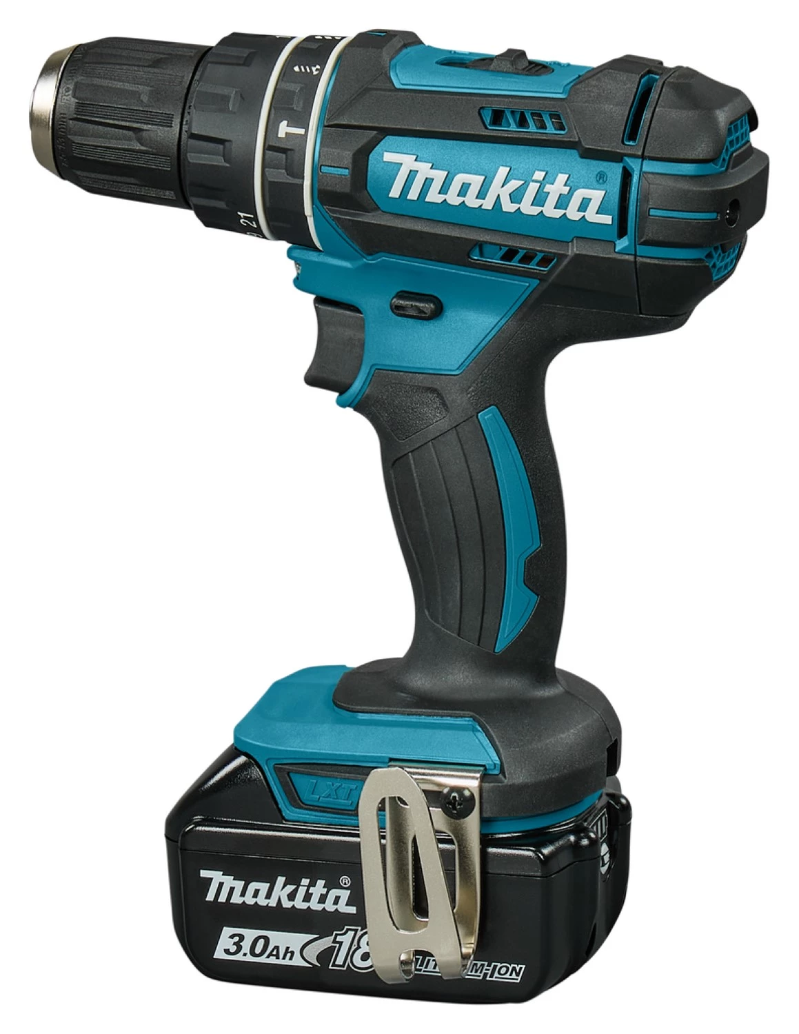 Makita DHP482RFJ - Set de Perceuse visseuse à percussion 18V Li-Ion (2x batterie 3,0Ah) dans MAKPAC-image