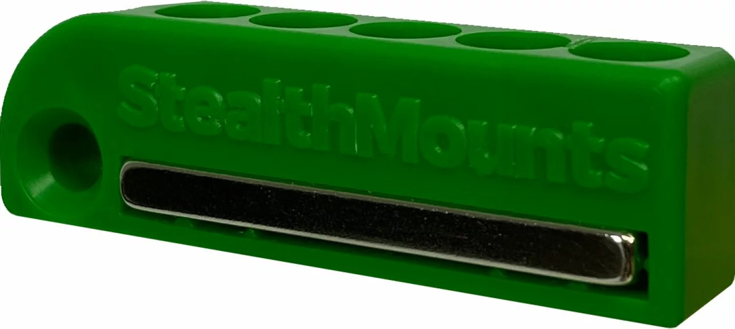 StealthMounts BH-FT-GRN-2 - Porte-embouts magnétique (2pcs) pour machines Festool - vert-image
