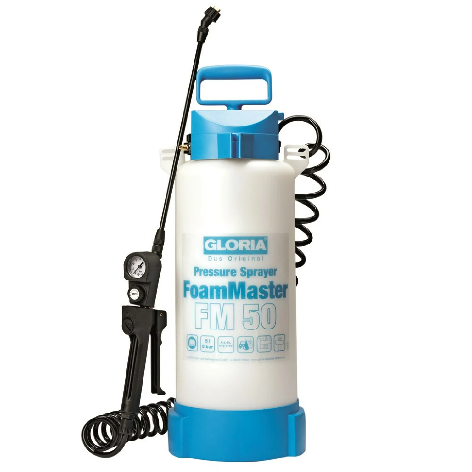 Gloria FoamMaster FM 50 pulvérisateur de mousse / pression - plastique - 5L-image