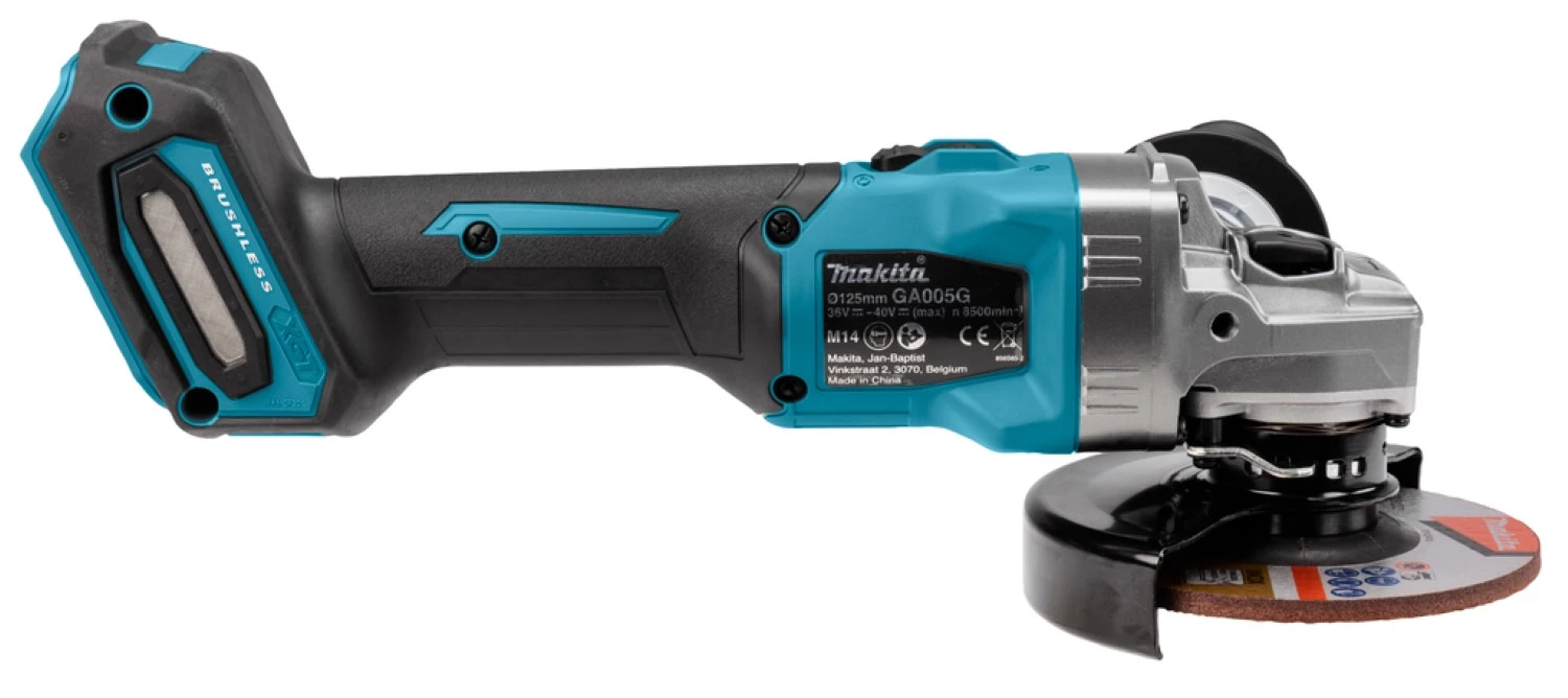 Makita GA005GZ 40V Li-Ion accu haakse slijper body - 125mm - koolborstelloos-image