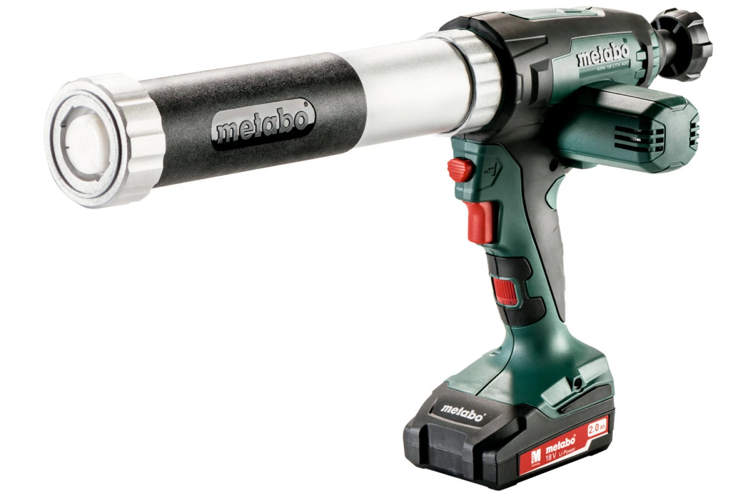 Metabo KPA 18 LTX 400 Pistolet à mastic à batteries 18V Li-Ion (1x batterie 2.0Ah) - 400mm-image