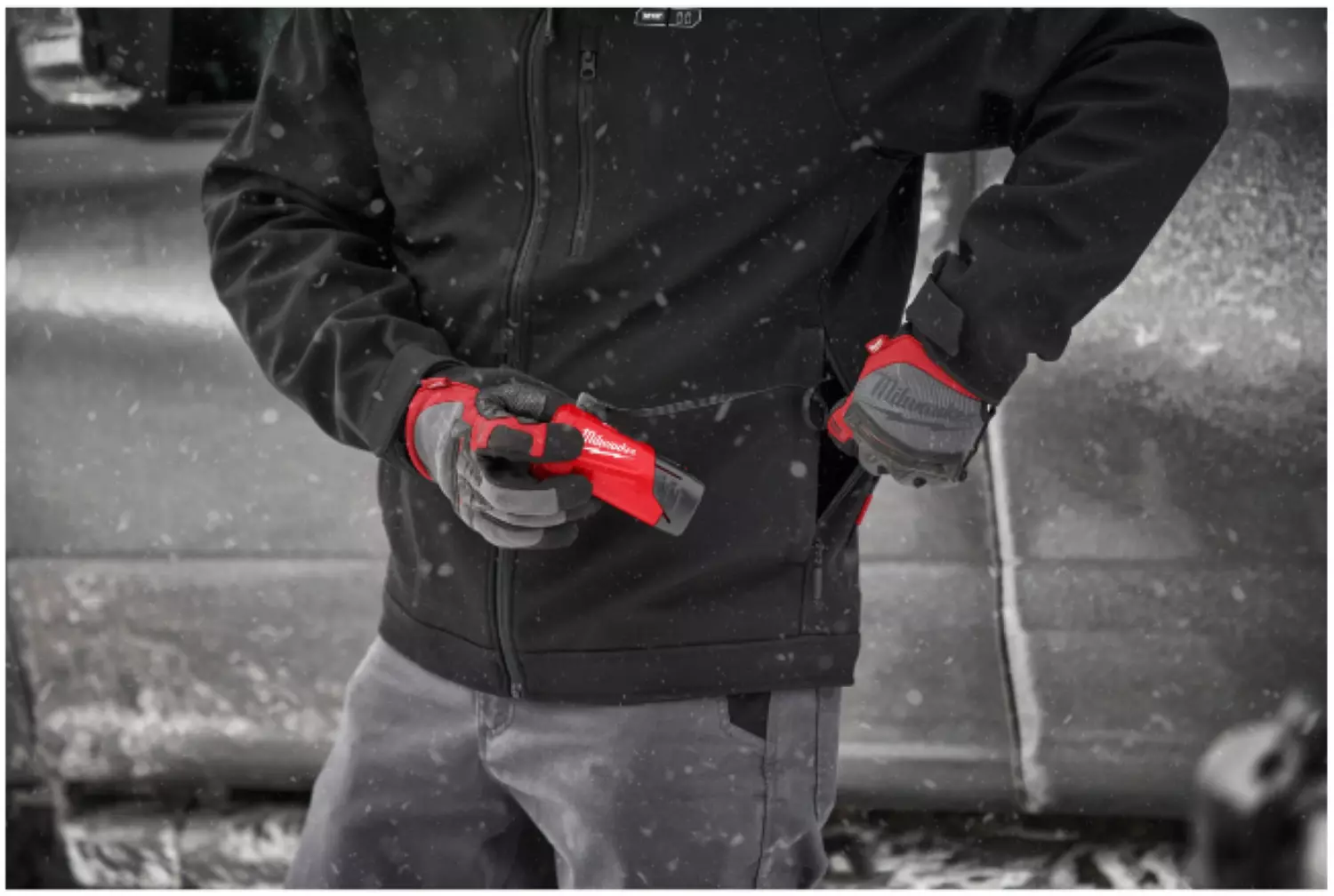 Milwaukee M12 HJBL5-0 (M) premium heated jacket - zwart-image