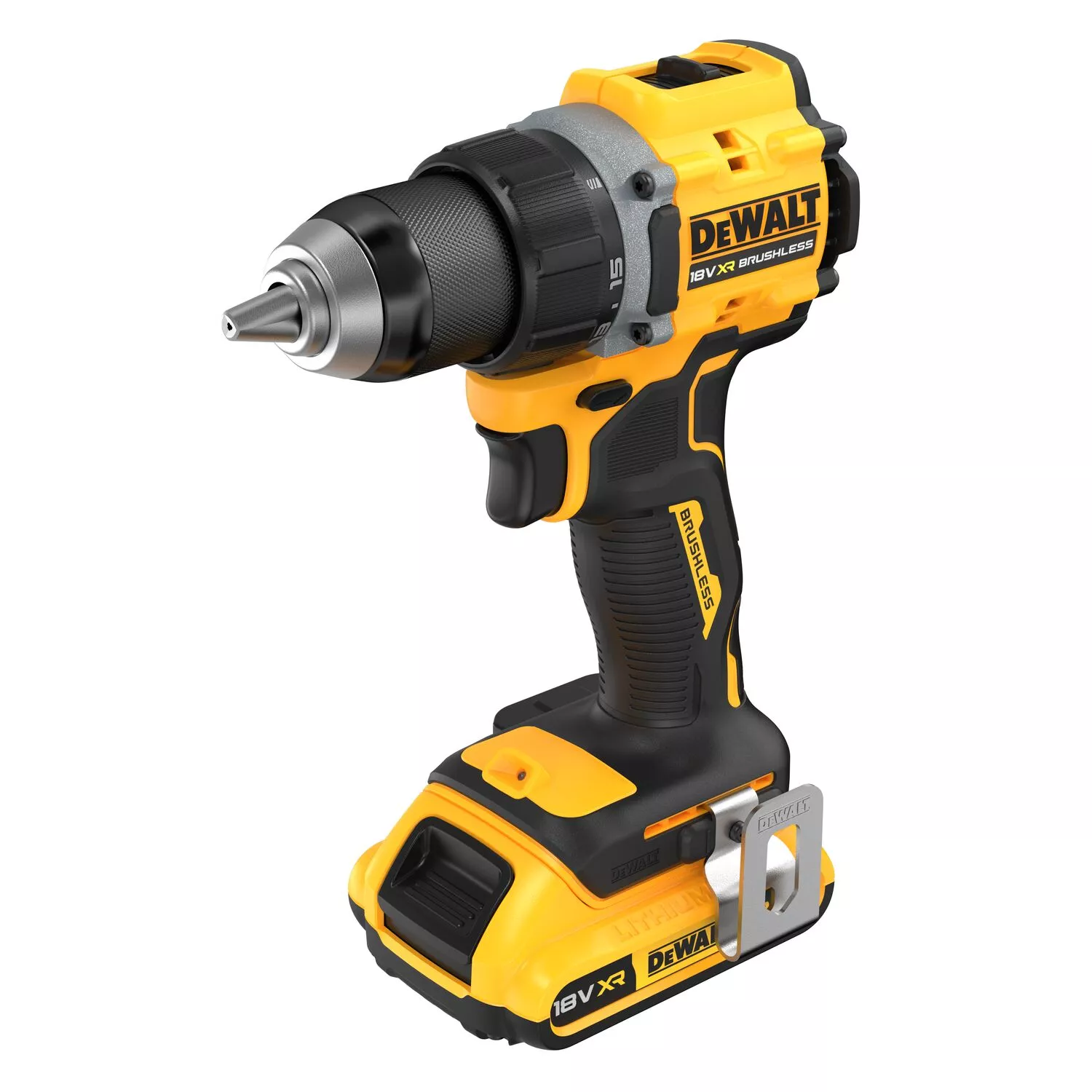 DeWALT DCD794D2T-QW Kit perceuse-visseuse sans fil Li-ion 18 V (2 batteries de 2,0 Ah) dans un coffret TSTAK-image