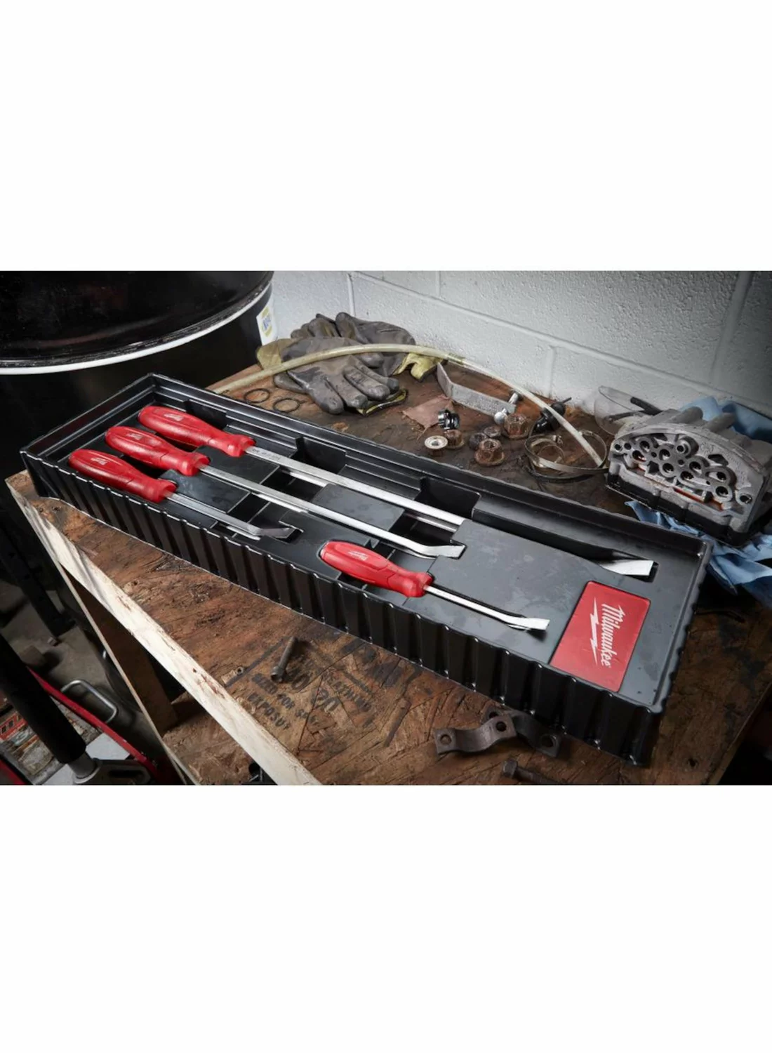 Milwaukee 48229214 4pc Crowbar Set-image