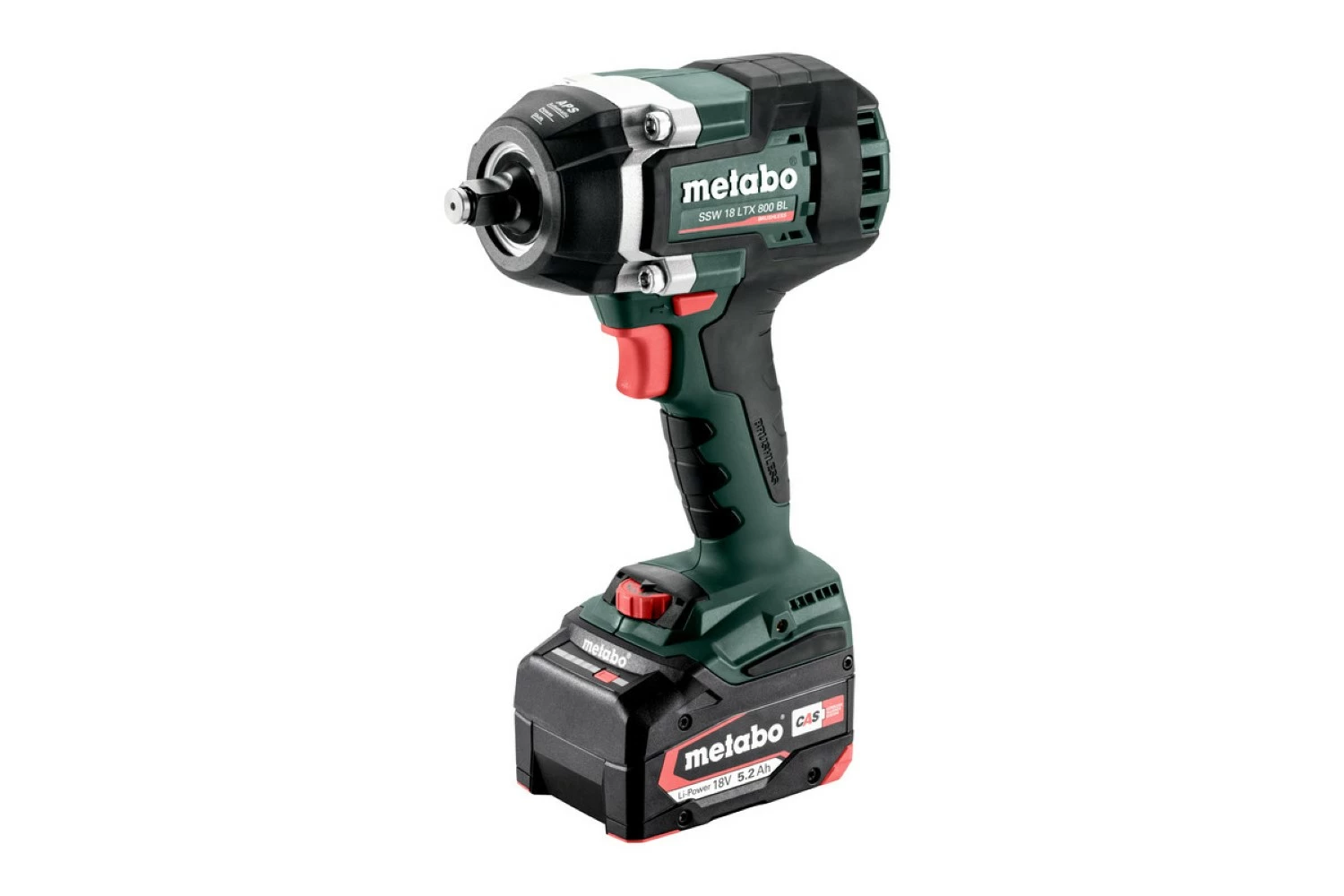 Metabo SSW 18 LTX 800 BL 18V Li-ion accu slagmoersleutel set (2x 5.5Ah) in Metabox - 800Nm-image