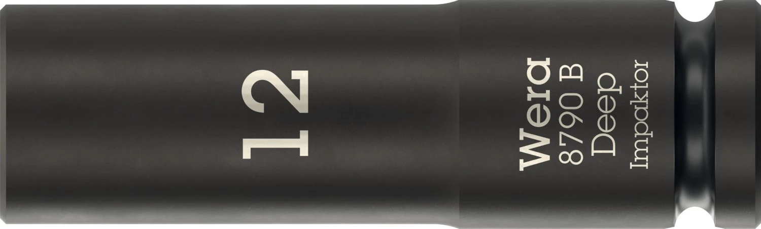 Wera 05005553001 8790 B Impaktor Deep Longue douille à choc - 3/8 » - hexagonale - 12 x 63 mm-image