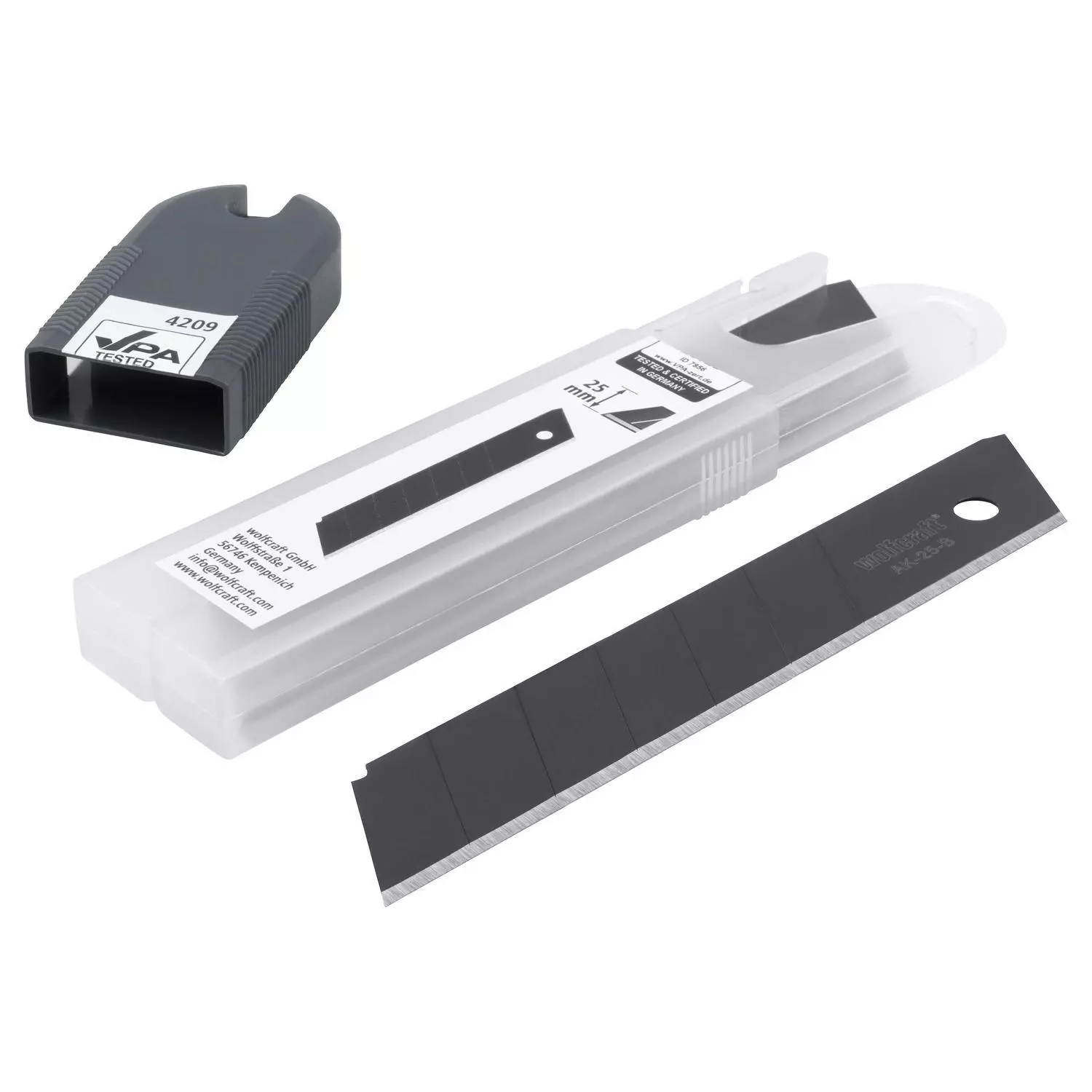 Wolfcraft 4209000 Lames de Rechange PRO SHARP - 25 mm (5 pièces)-image