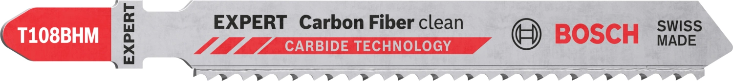 Bosch EXPERT T108BHM Lame de scie sauteuse Carbon Fiber Clean - 92 mm - plastique (3 pièces)