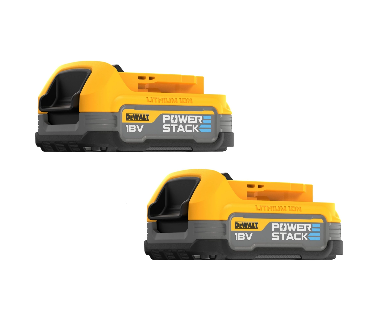 DeWALT DCBP034 Duopack 18V Li-ion accu - 1.7Ah - POWERSTACK™ - DCBP034E2-XJ (2 stuks)-image