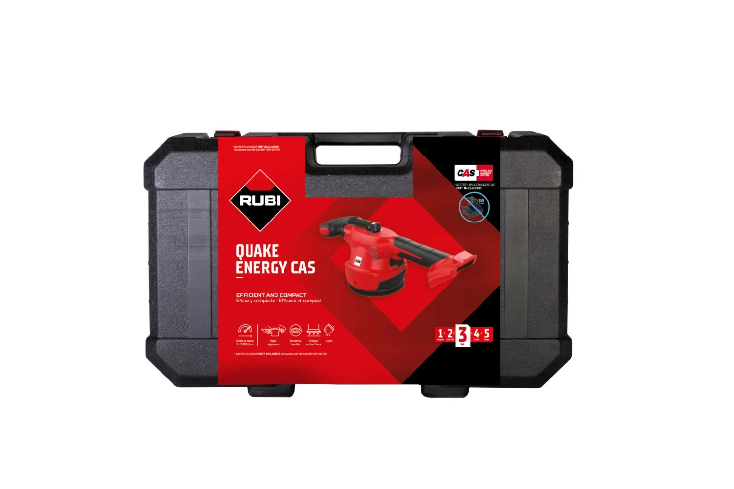 Rubi 26974 Rubimix-9 Mixeur en coffret avec vitesse réglable - Supertorque - 230V - 50/60Hz - 1800W - 140mm-image