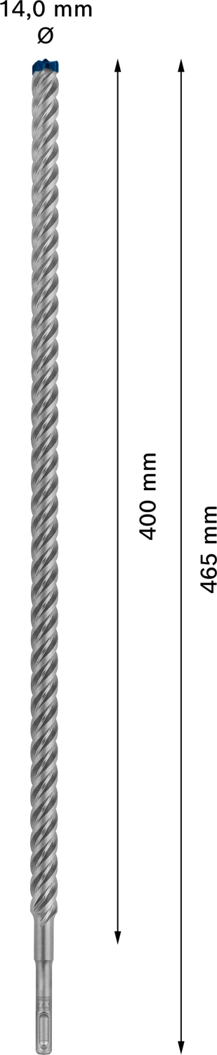 Bosch 2608900139 EXPERT Foret SDS Plus-7X - 18x400x450mm-image