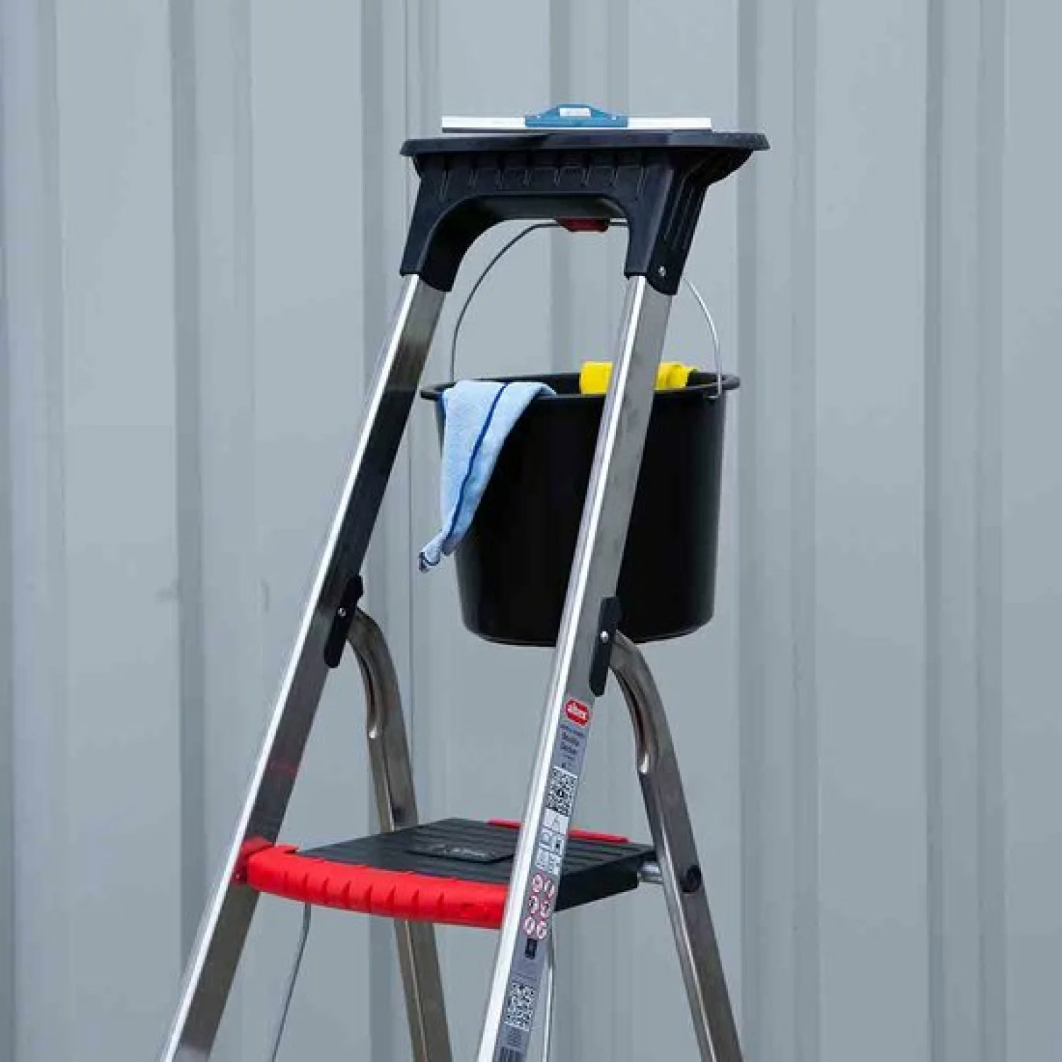 Altrex Double Decker Huishoudtrap - Aluminium - 5 treden - max. werkhoogte 3m-image