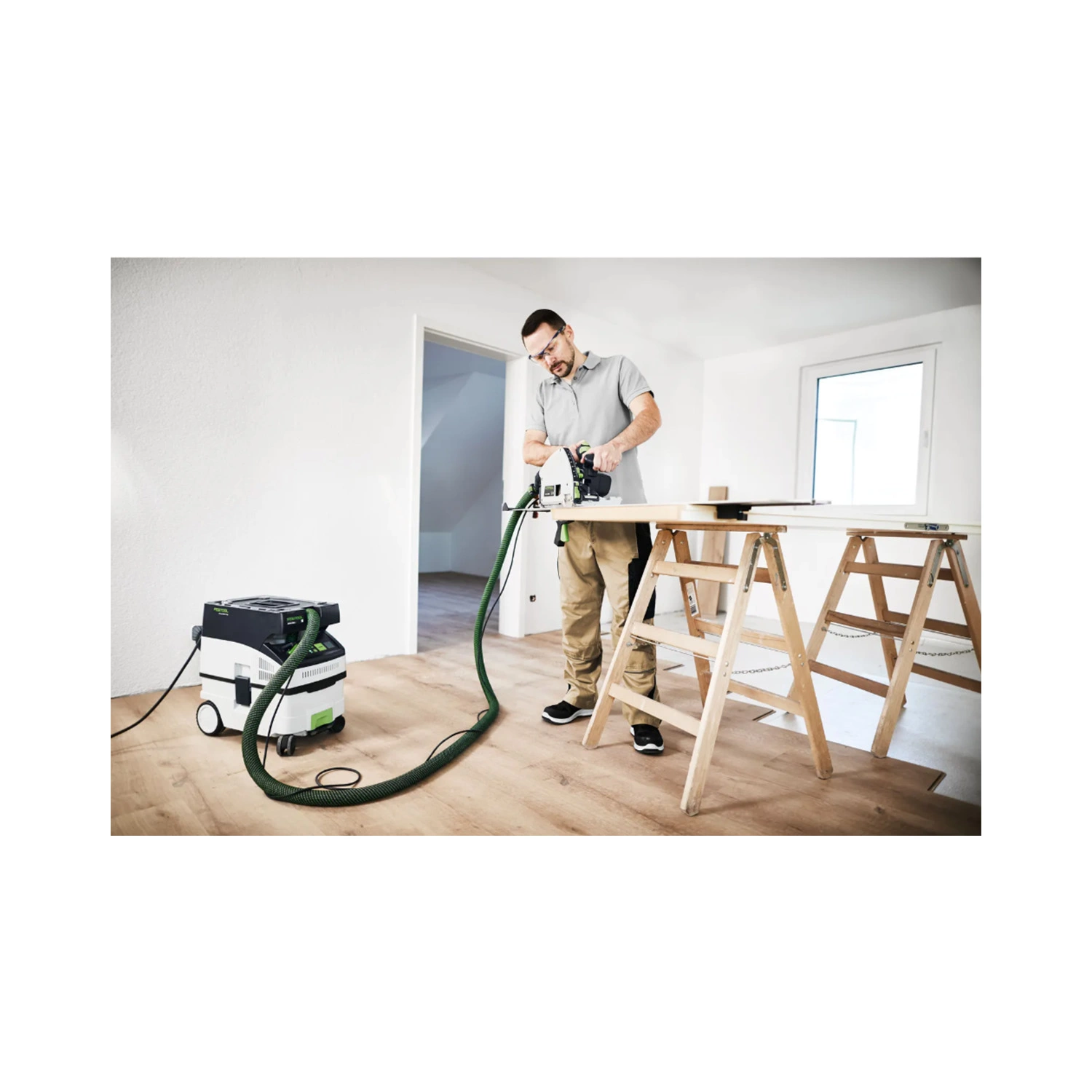 Festool CTM MIDI I Aspirateur de chantier - 1 200 W - Classe de poussière M