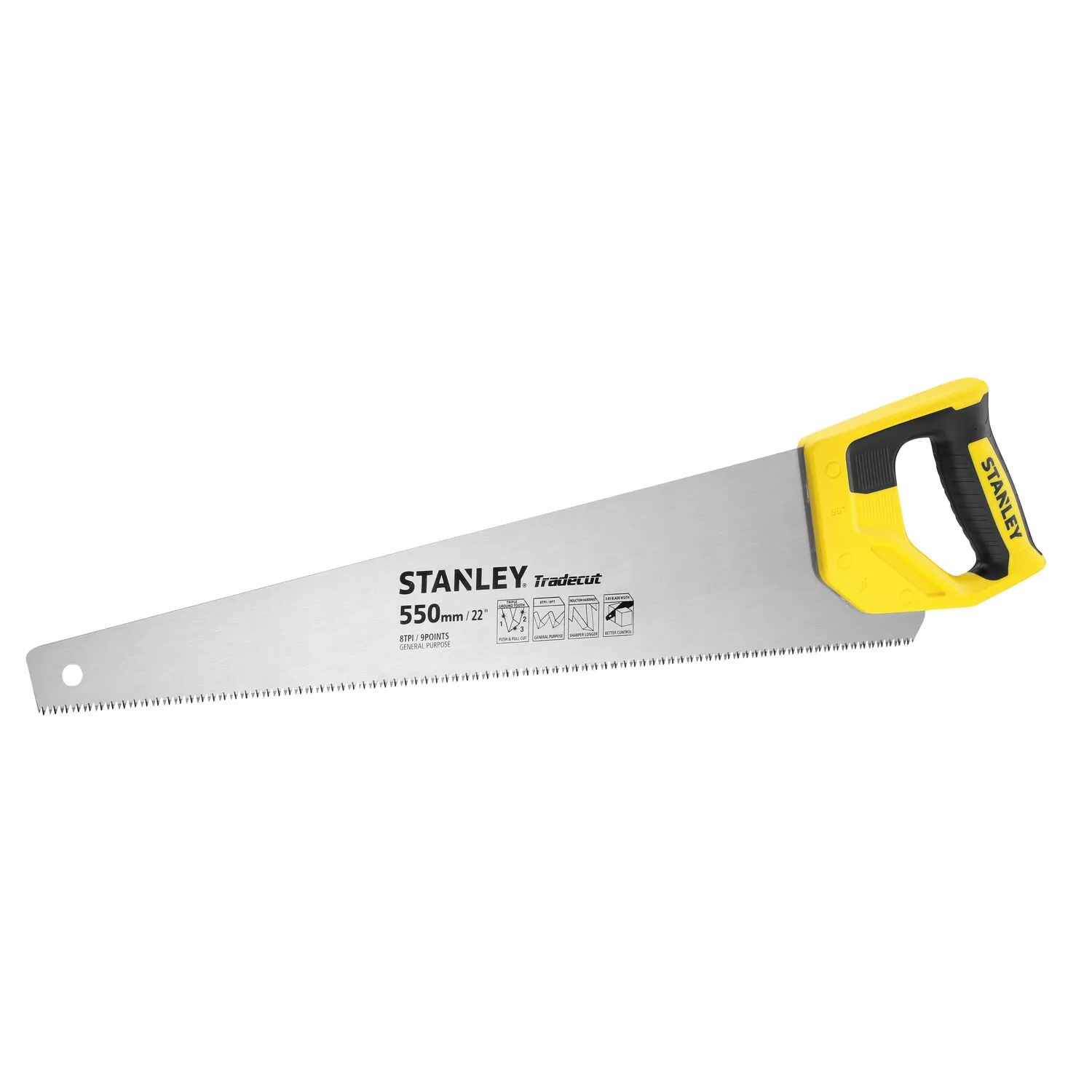 Stanley STHT1-20352 Houtzaag Tradecut Universal - 550mm - 8 TPI-image