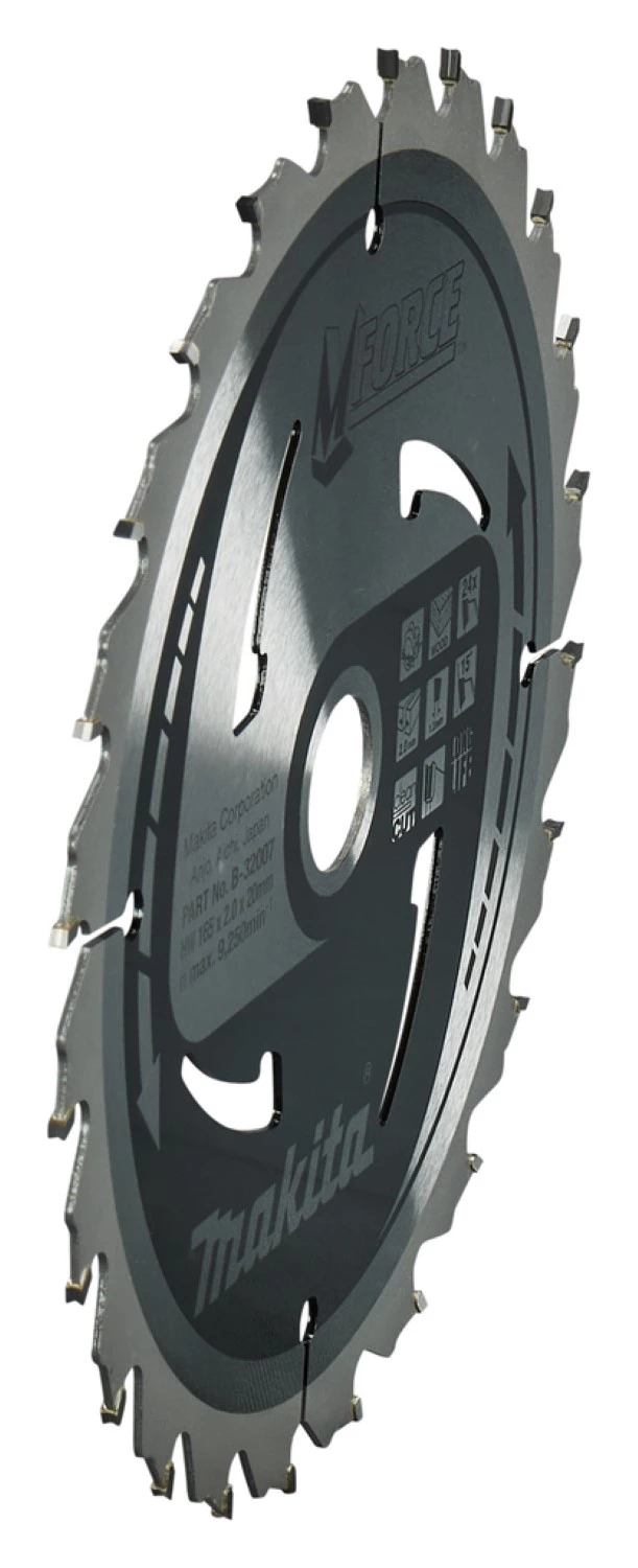 Makita B-32007 Cirkelzaagblad - 165 x 20 x 24T - Hout-image