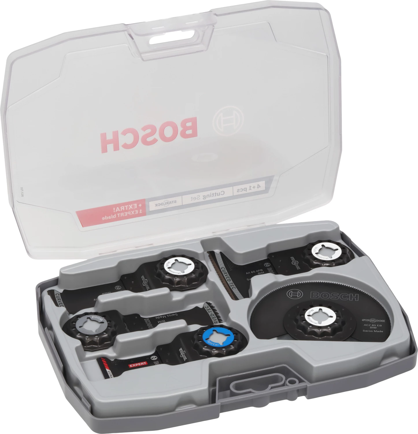 Bosch 2608669092 Kit de coupe standard pour multitool, pour divers matériaux (5 pièces)