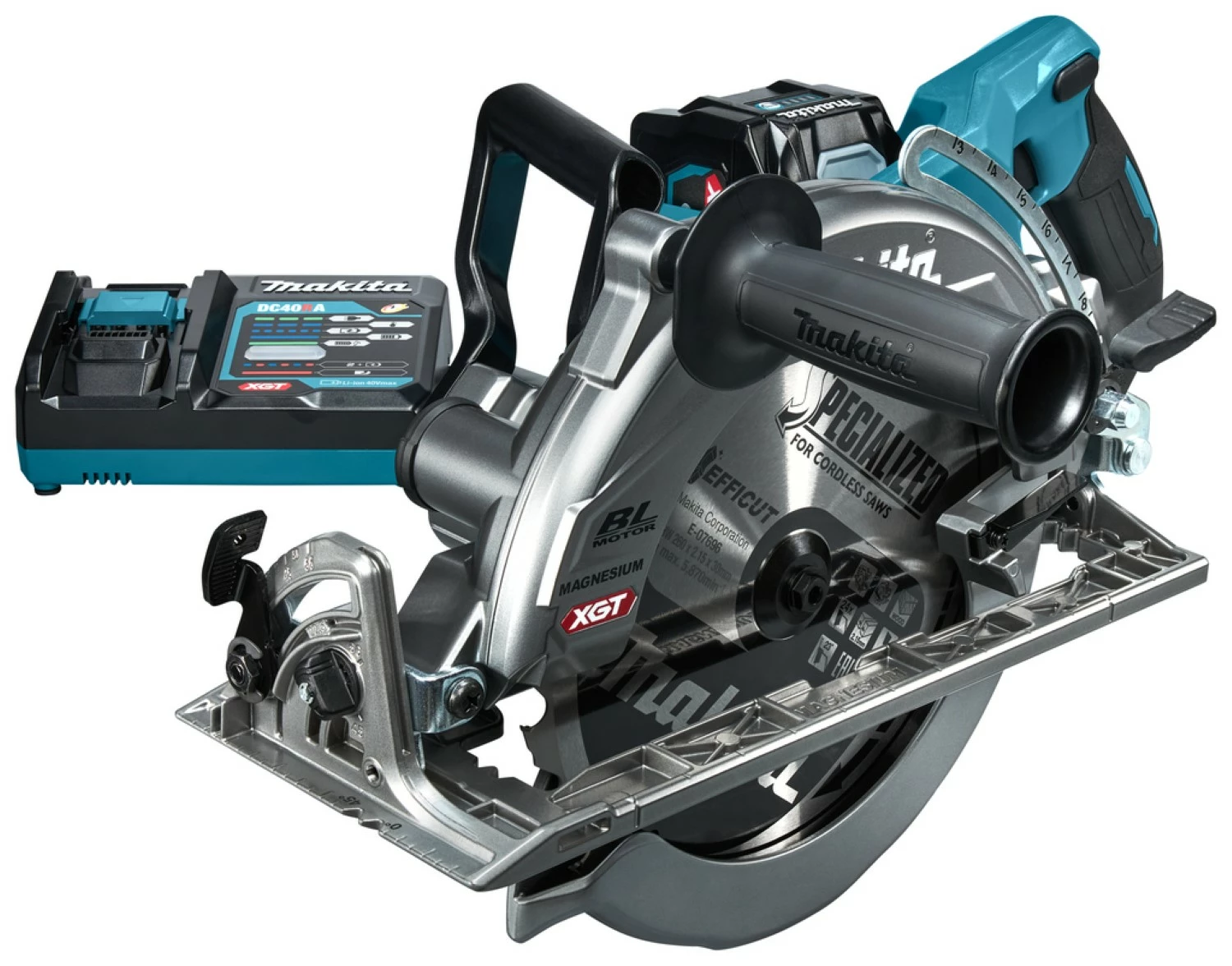 Makita RS002GT101 XGT 40V Max Li-ion Accu Cirkelzaag 260 mm set (1x 5,0Ah) - koolborstelloos-image