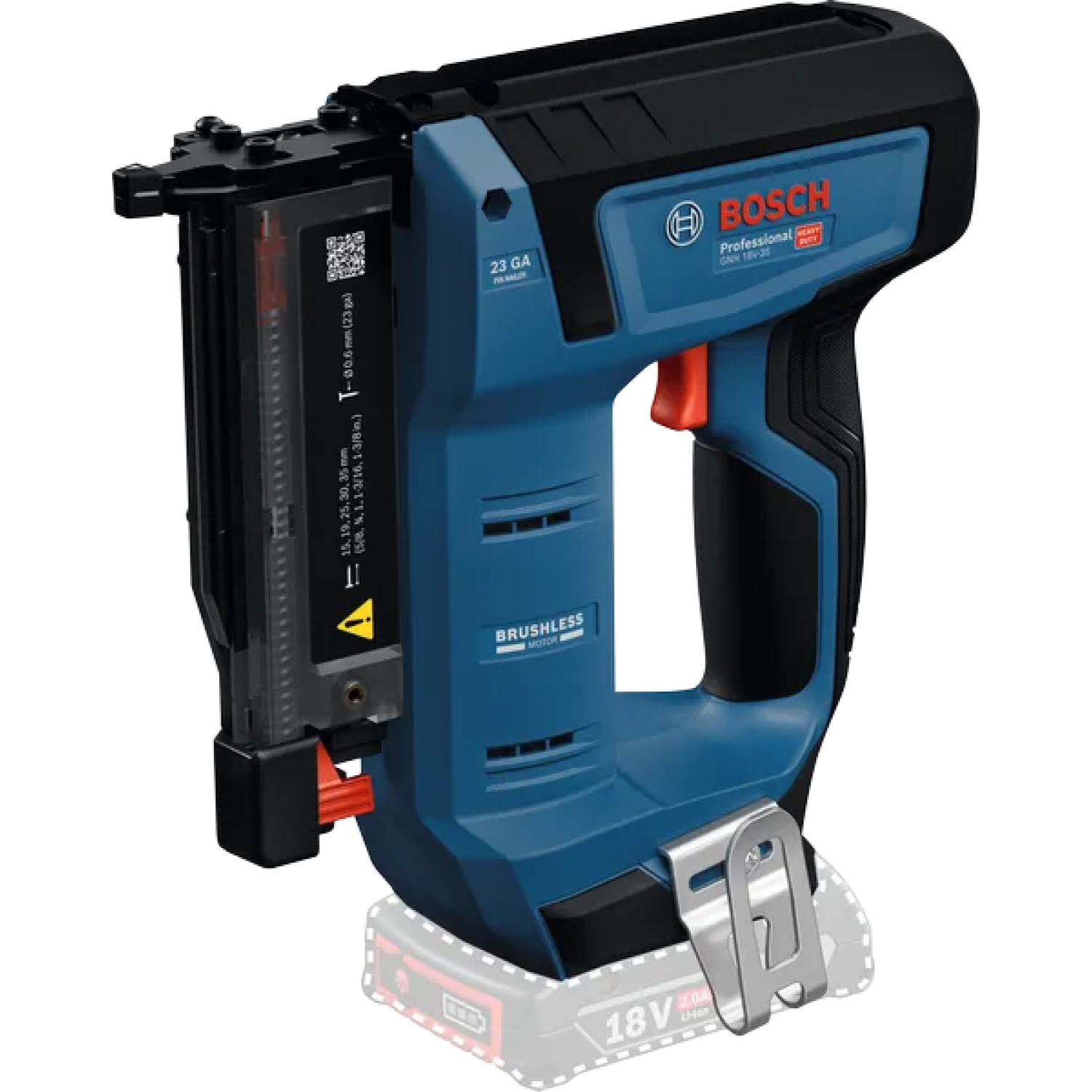 Bosch GNH 18V-35 Batterie 18 V pour agrafeuse à bois - 0,6 mm - 15-35 mm - droite-image