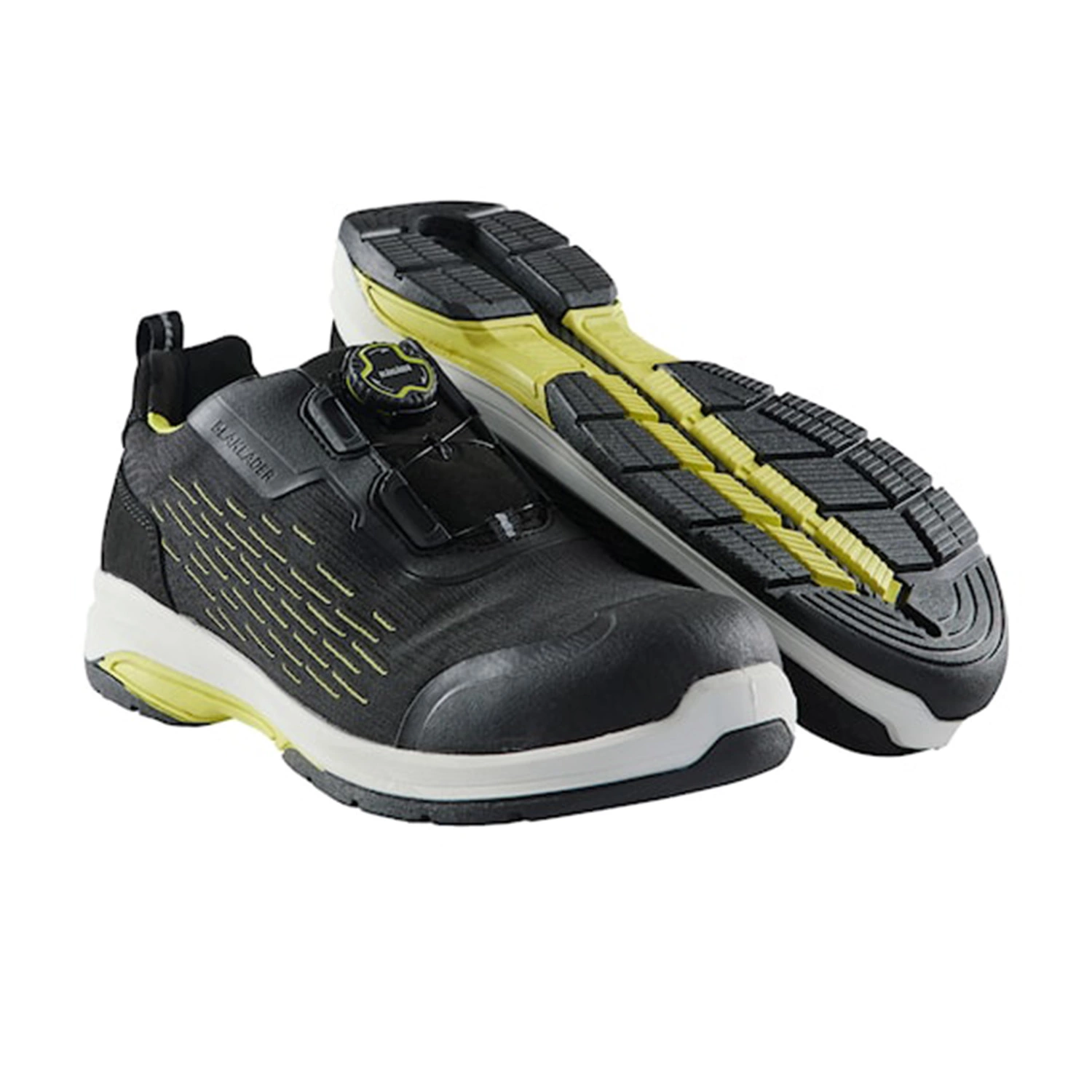 Blåkläder Chaussures de sécurité basses CRADLE - 48 - Noir/Jaune fluo-image