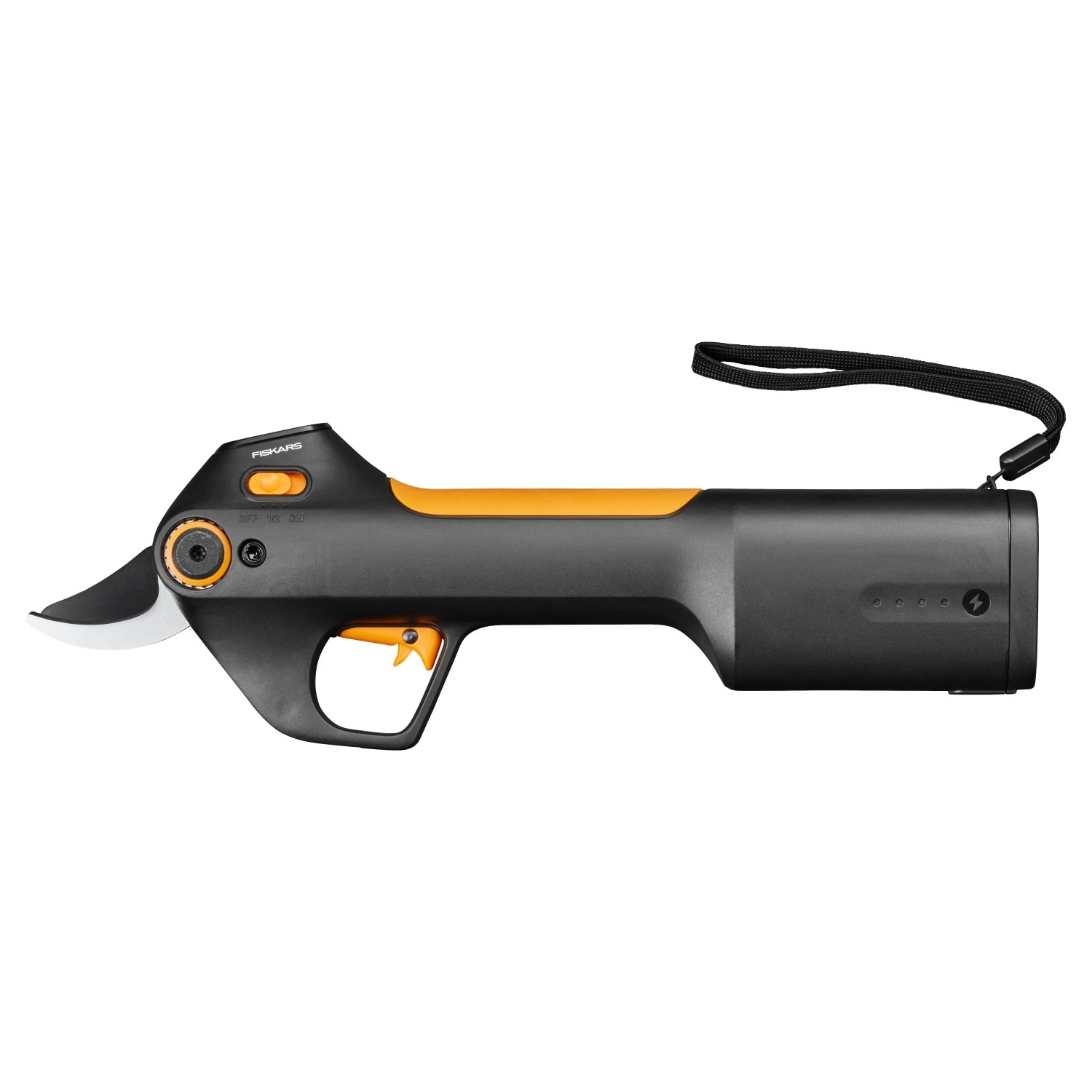Fiskars accu snoeischaar M bypass met ingebouwde accu
