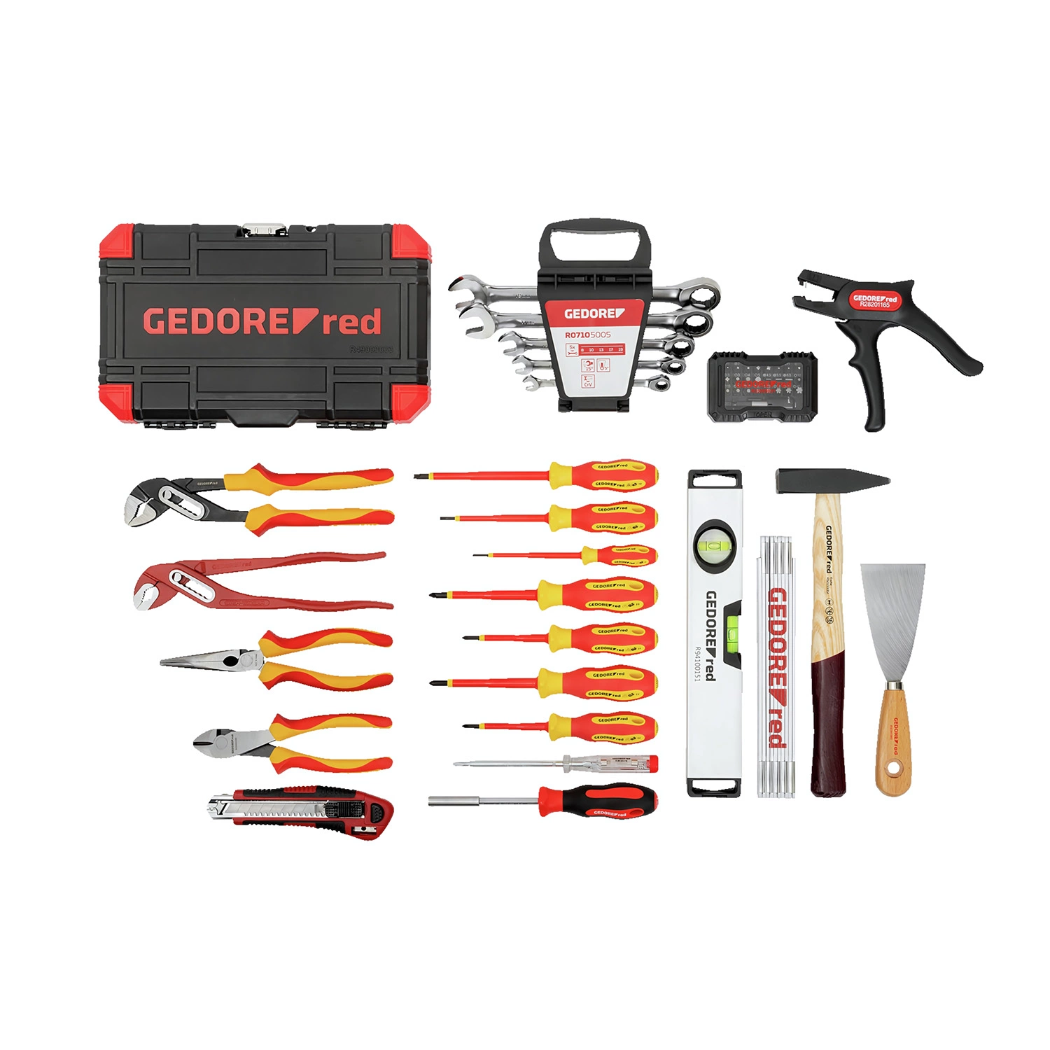 Gedore RED R21652089 - Gereedschapset Elektricien in Though Case - 89-dlg.-image