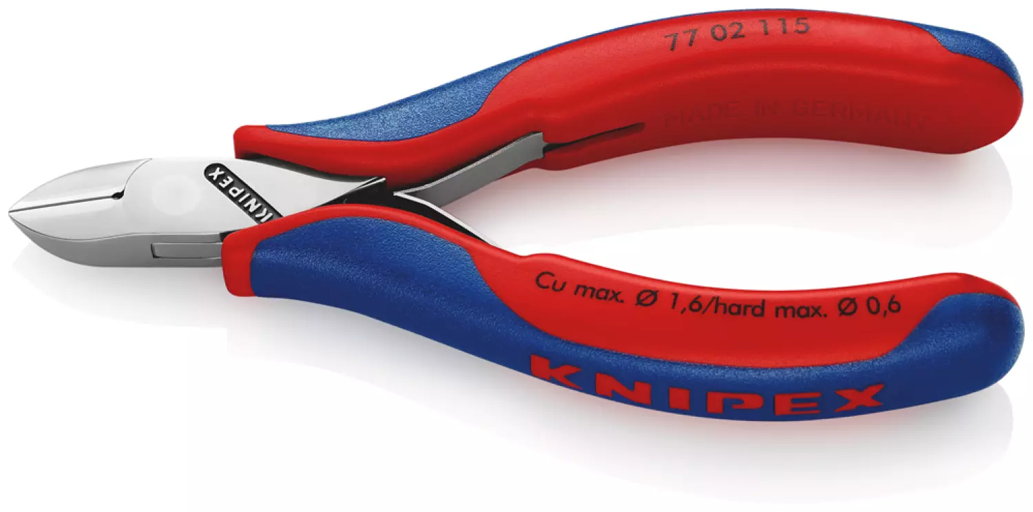 Knipex 77 02 115 - Pince coupante de côté pour l'électronique-image