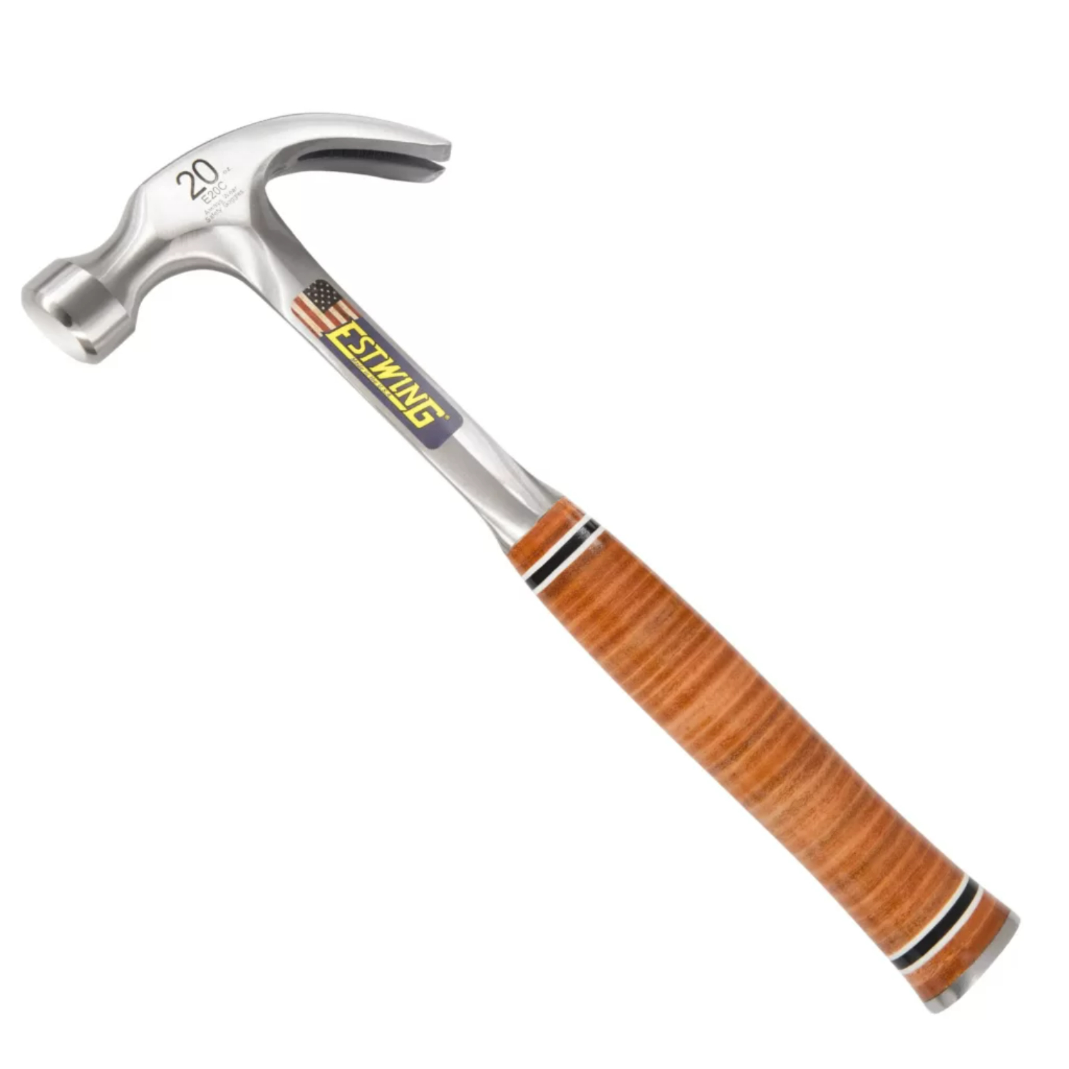 Estwing E20C Gebogen klauwhamer - leren handgreep-image
