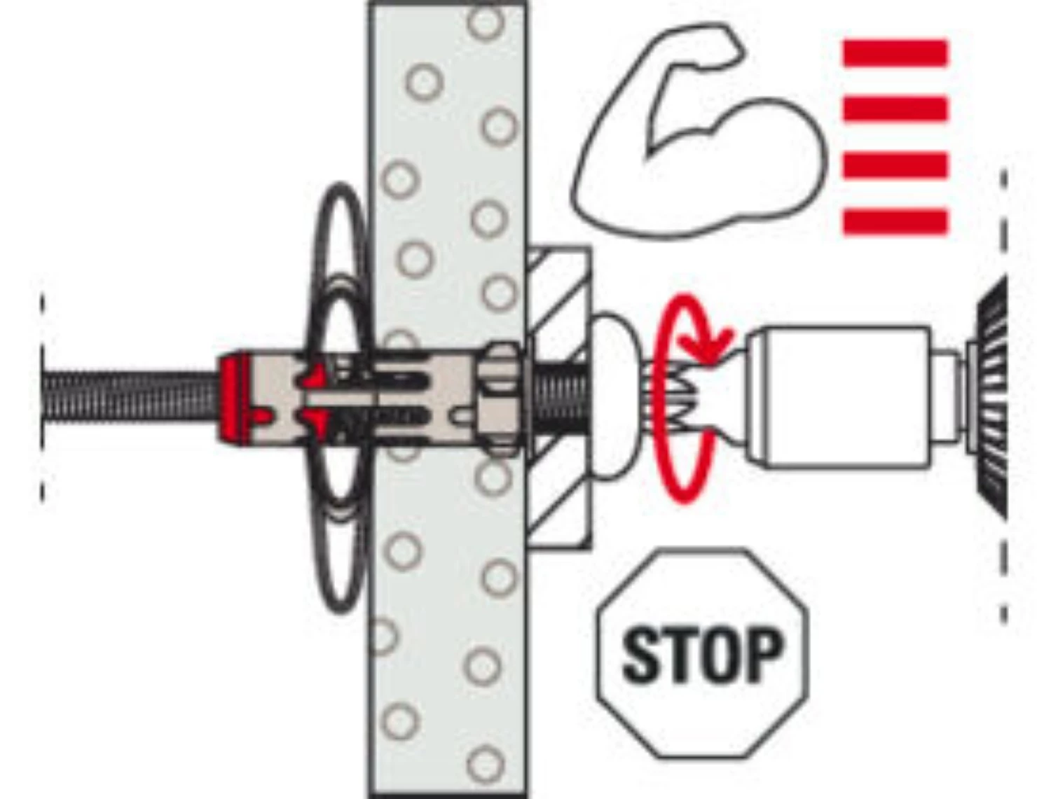 Fischer 572924 Hollewandplug DuoHM 5 X 55 S PH TX, bolkopbout met TX opname-image