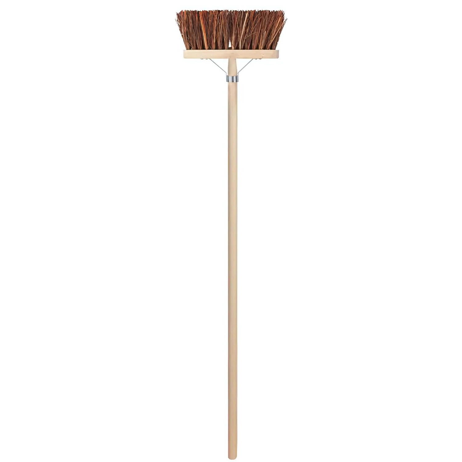 Talen Tools BB12C Bezem - Natuurvezel - 30cm - Houten steel - 140cm