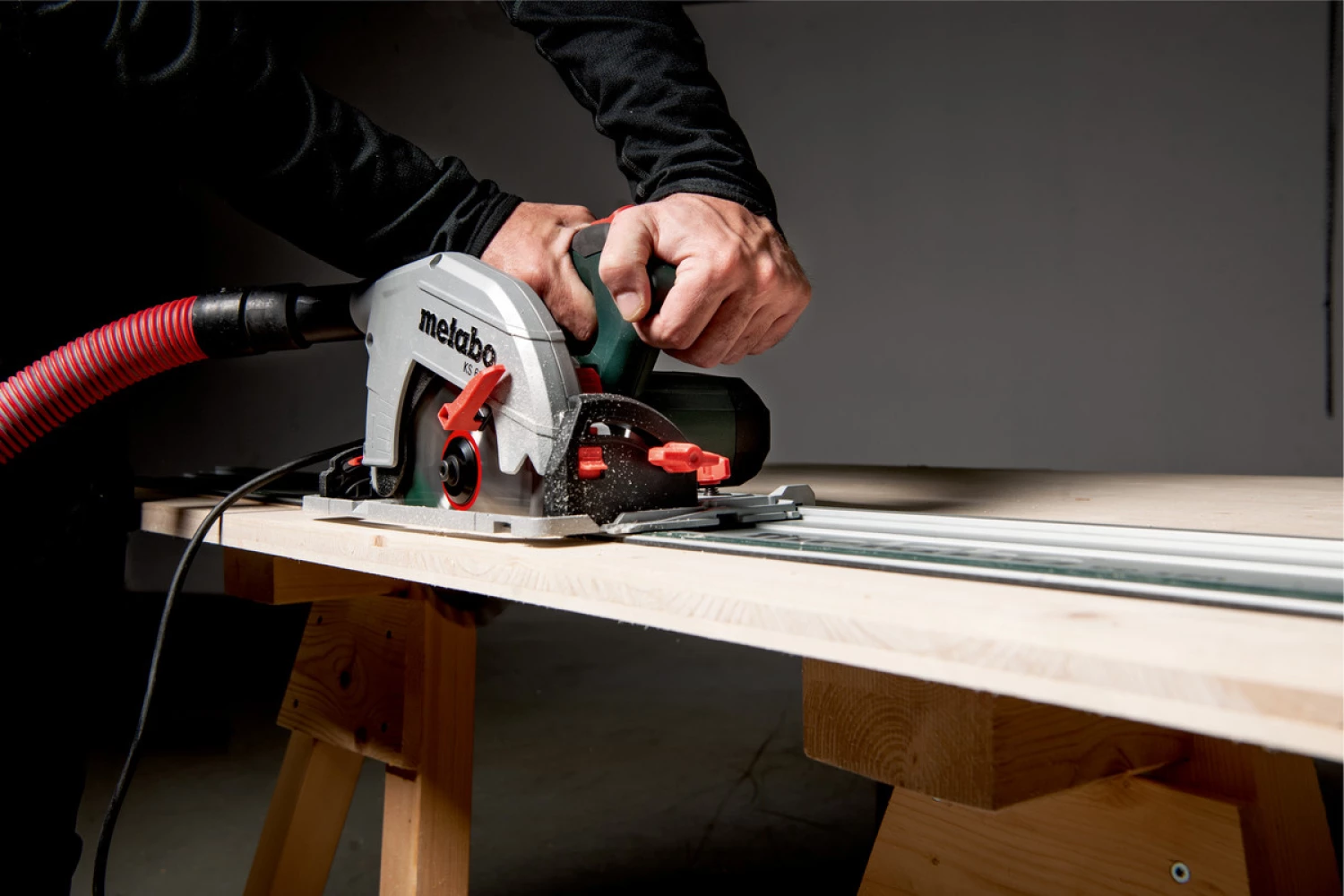 Metabo KS 66 FS-M Cirkelzaag in MetaBox incl. geleiderail - 1500W - 190mm-image