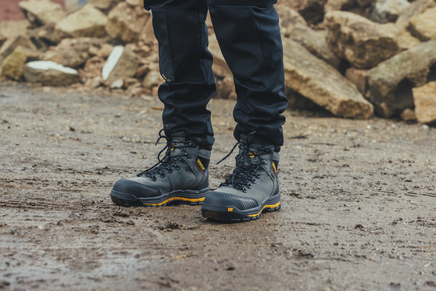 Caterpillar Munising Chaussure de sécurité S3 Dark Shadow - Taille 41 - UK 7-image